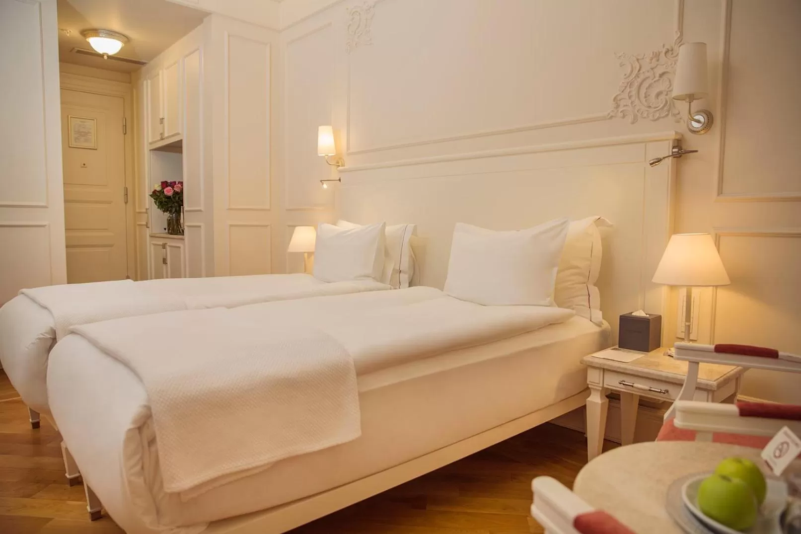 Bed in Corinne Art & Boutique Hotel