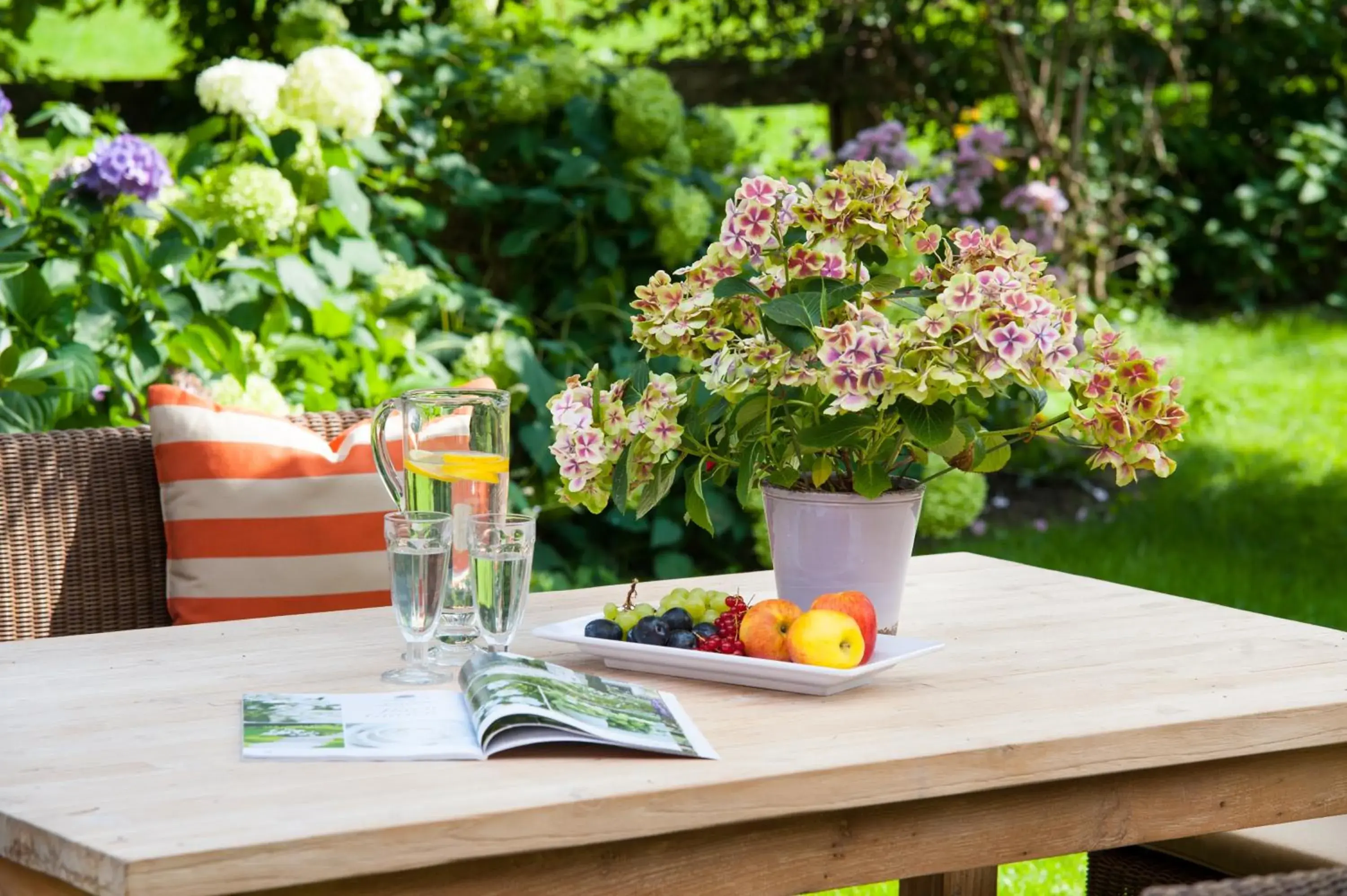 Garden in Hotel Garni Glockenstuhl