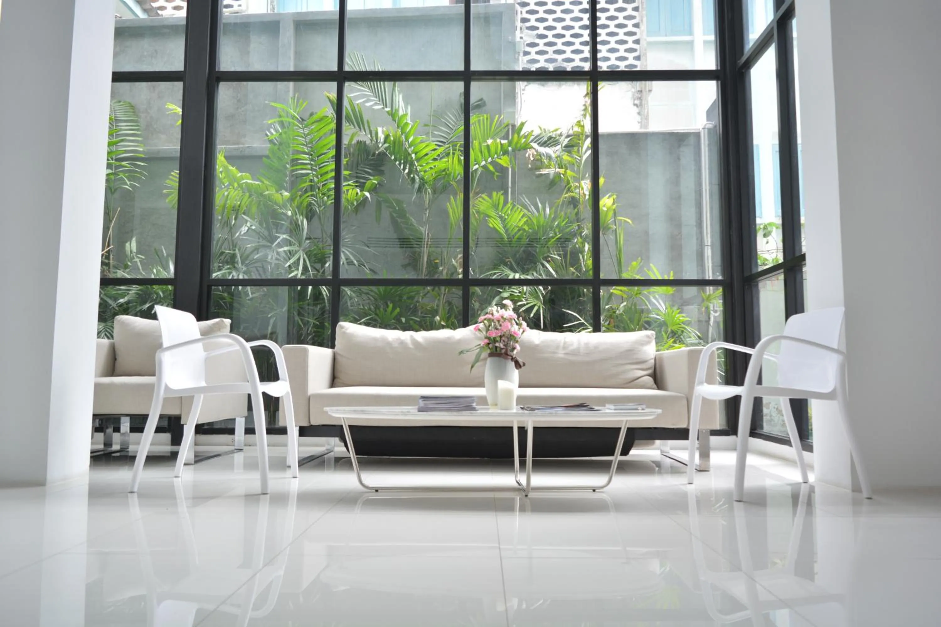 Seating area in Rezt Bangkok