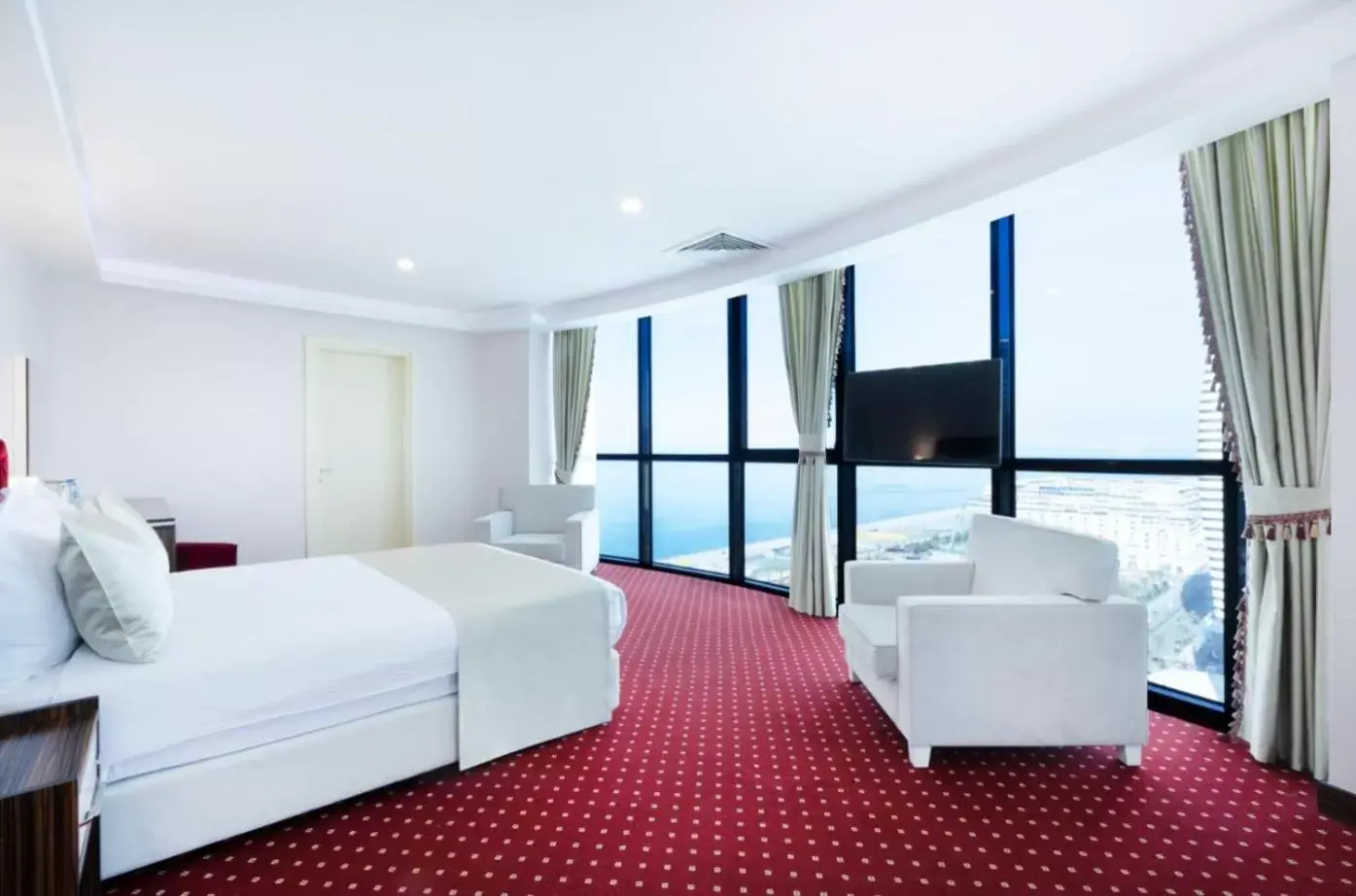 Bedroom in Sky Tower Hotel