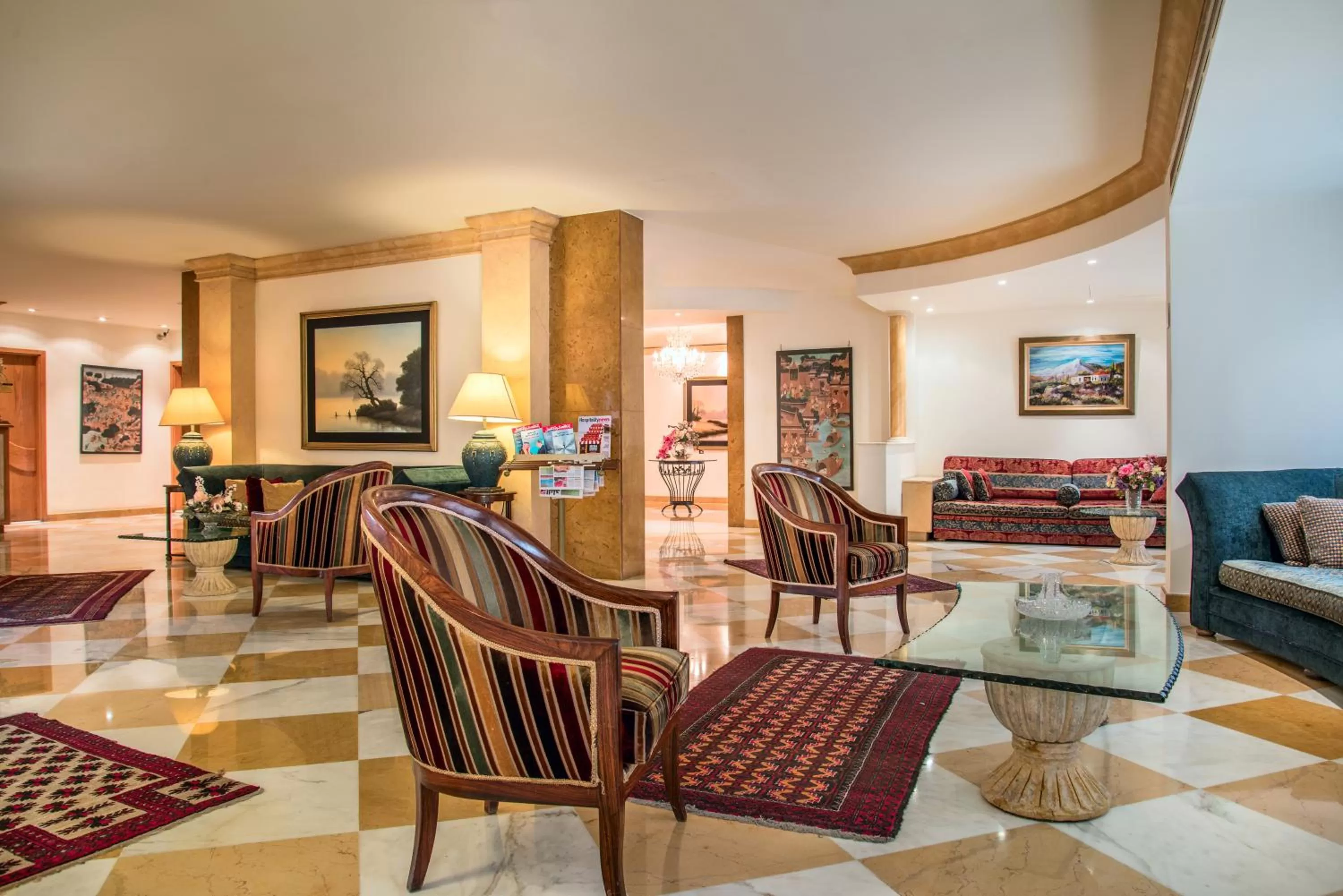 Lobby or reception, Seating Area in Bella Riva Hotel