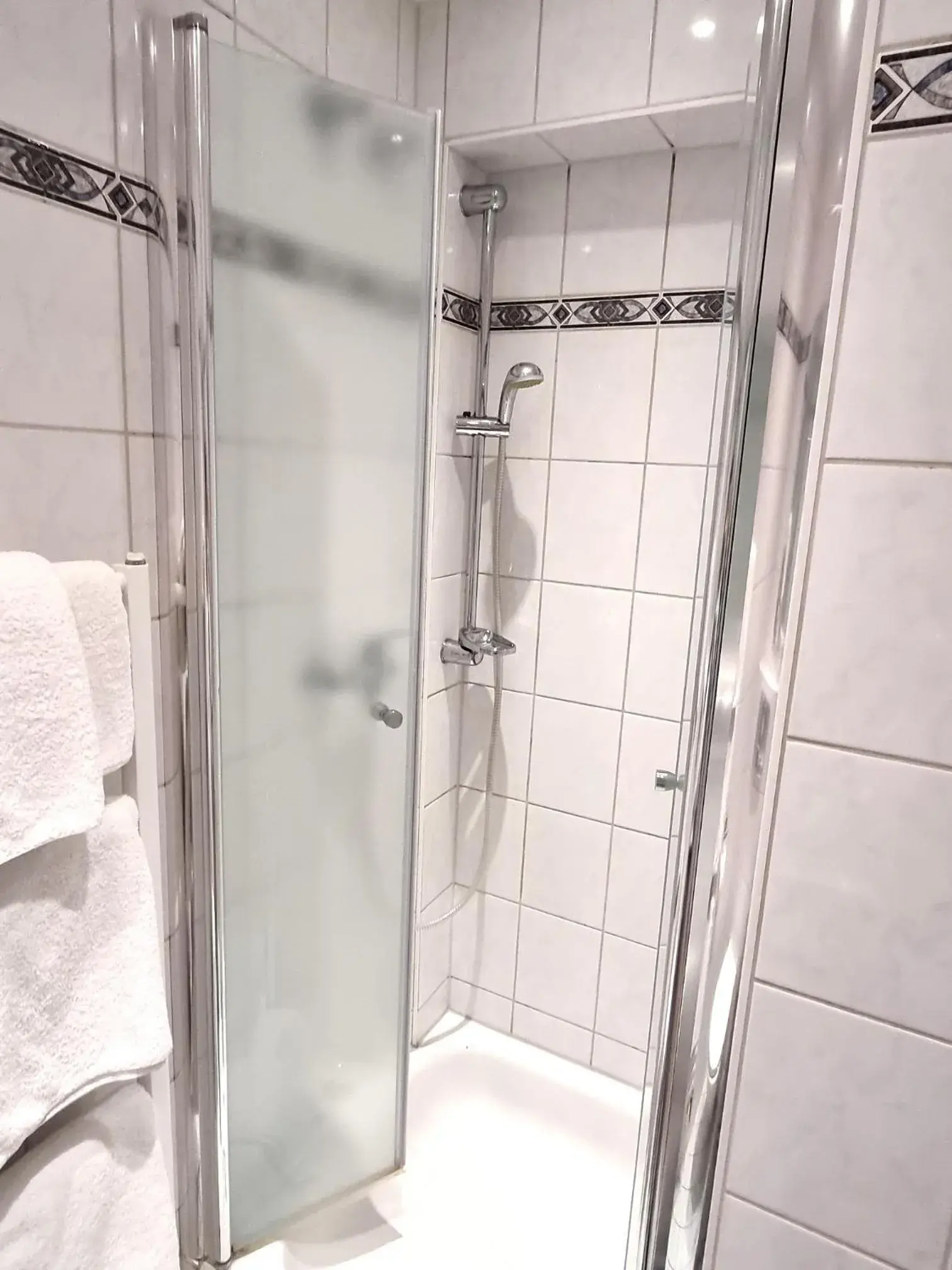 Shower, Bathroom in Adler Hotel Frankfurt