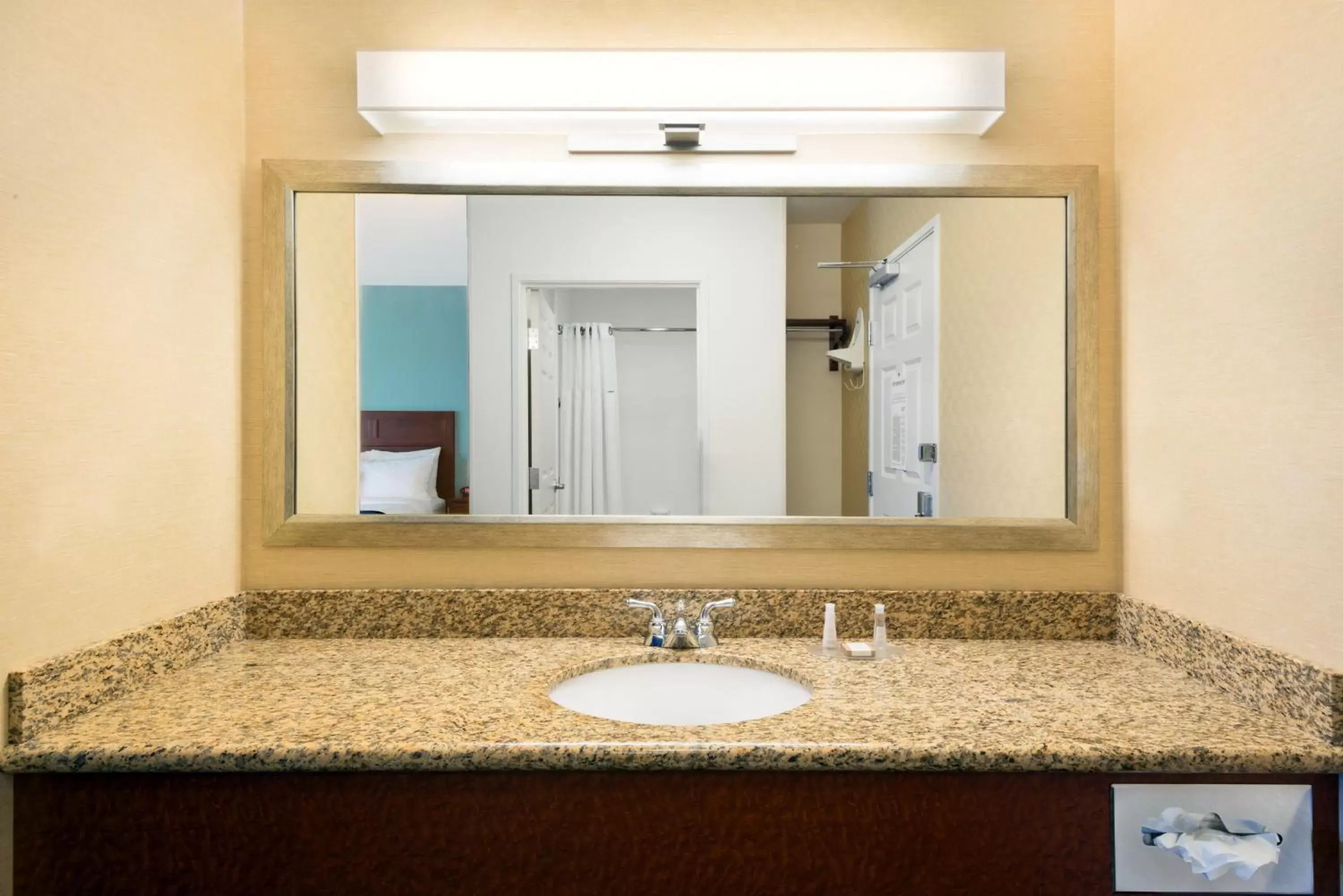 Bathroom in Baymont by Wyndham Denver International Airport