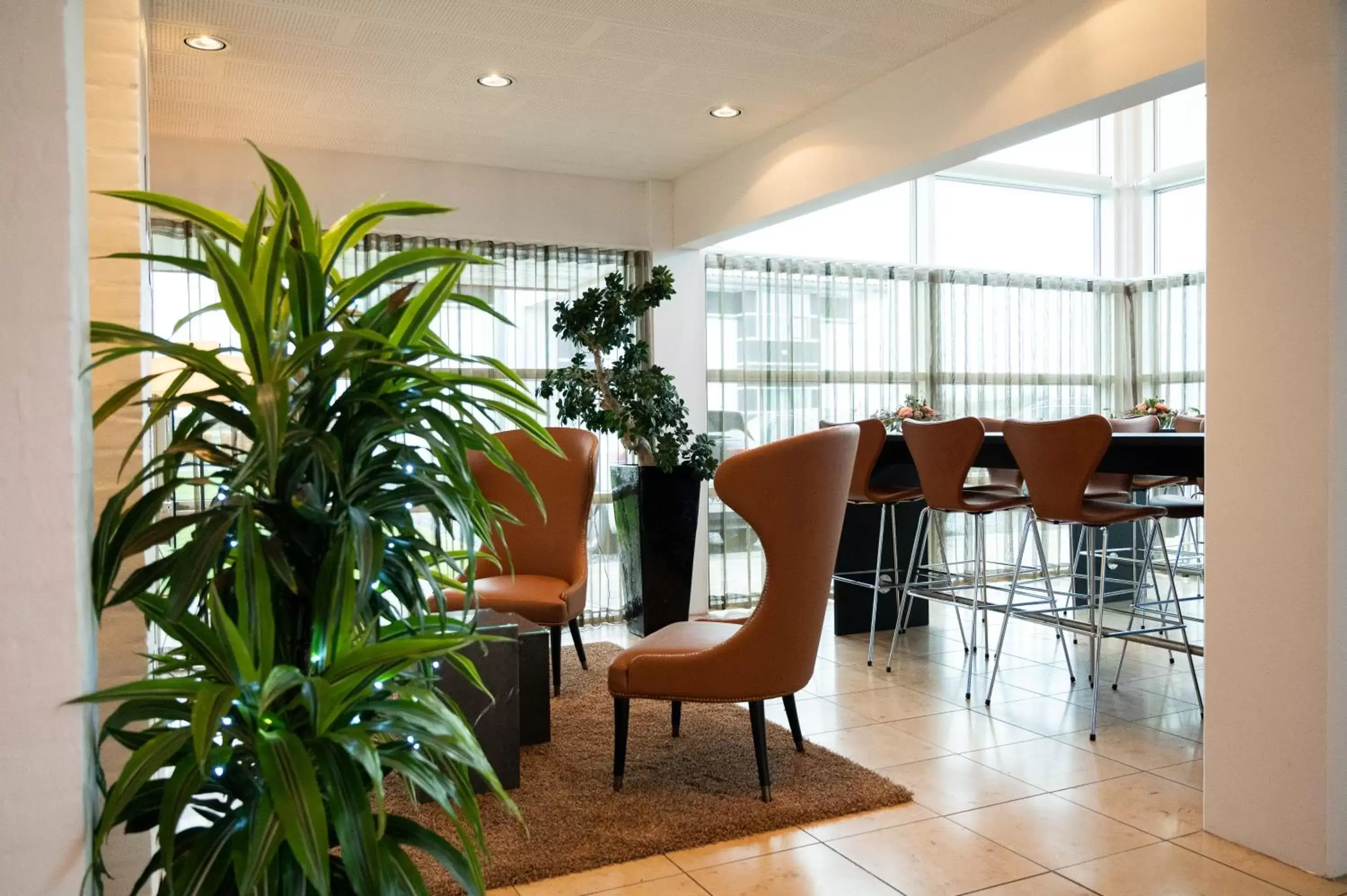 Lounge or bar in Hotel Svanen Billund