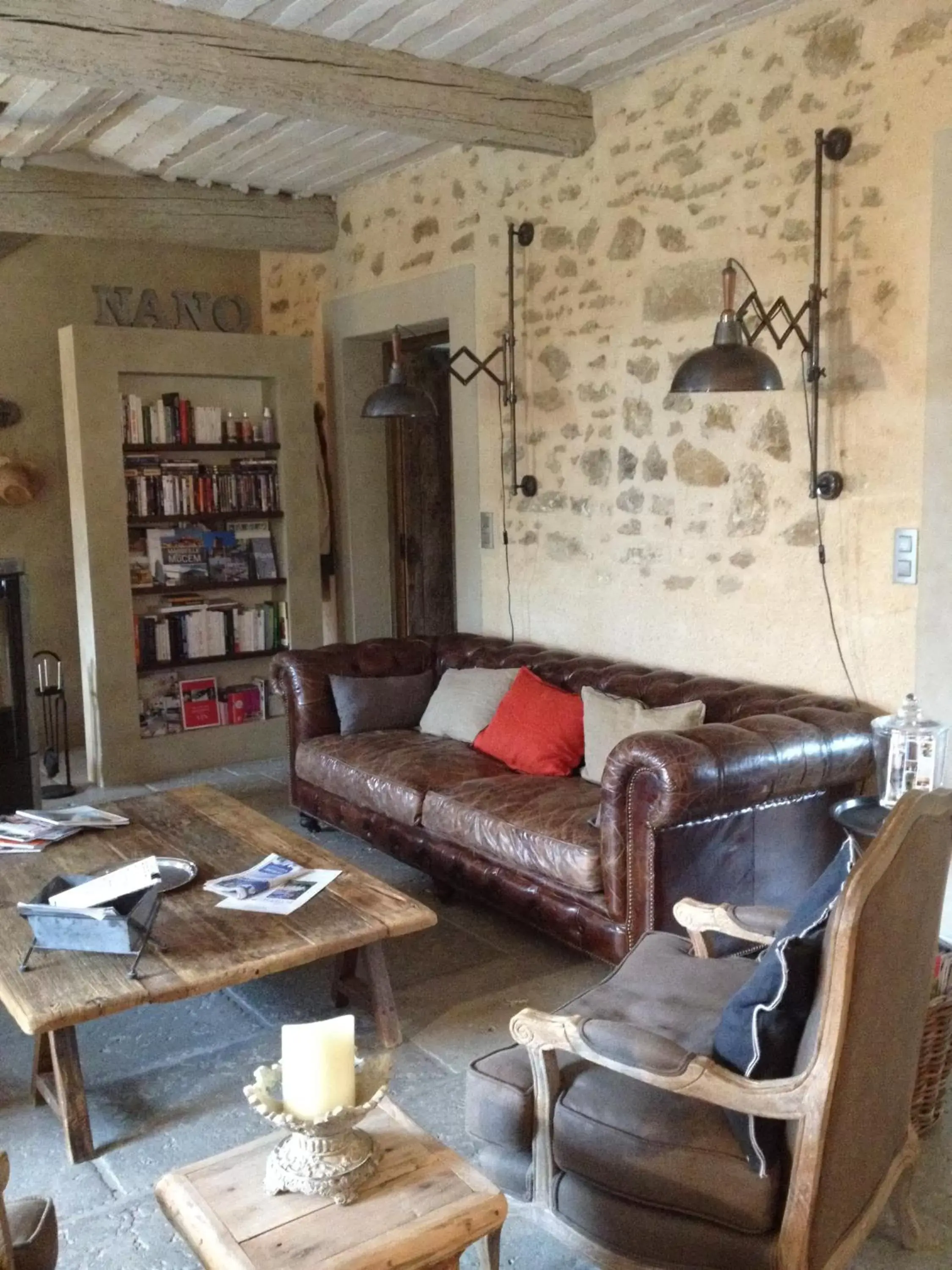 Communal lounge/ TV room, Seating Area in La bergerie de Nano