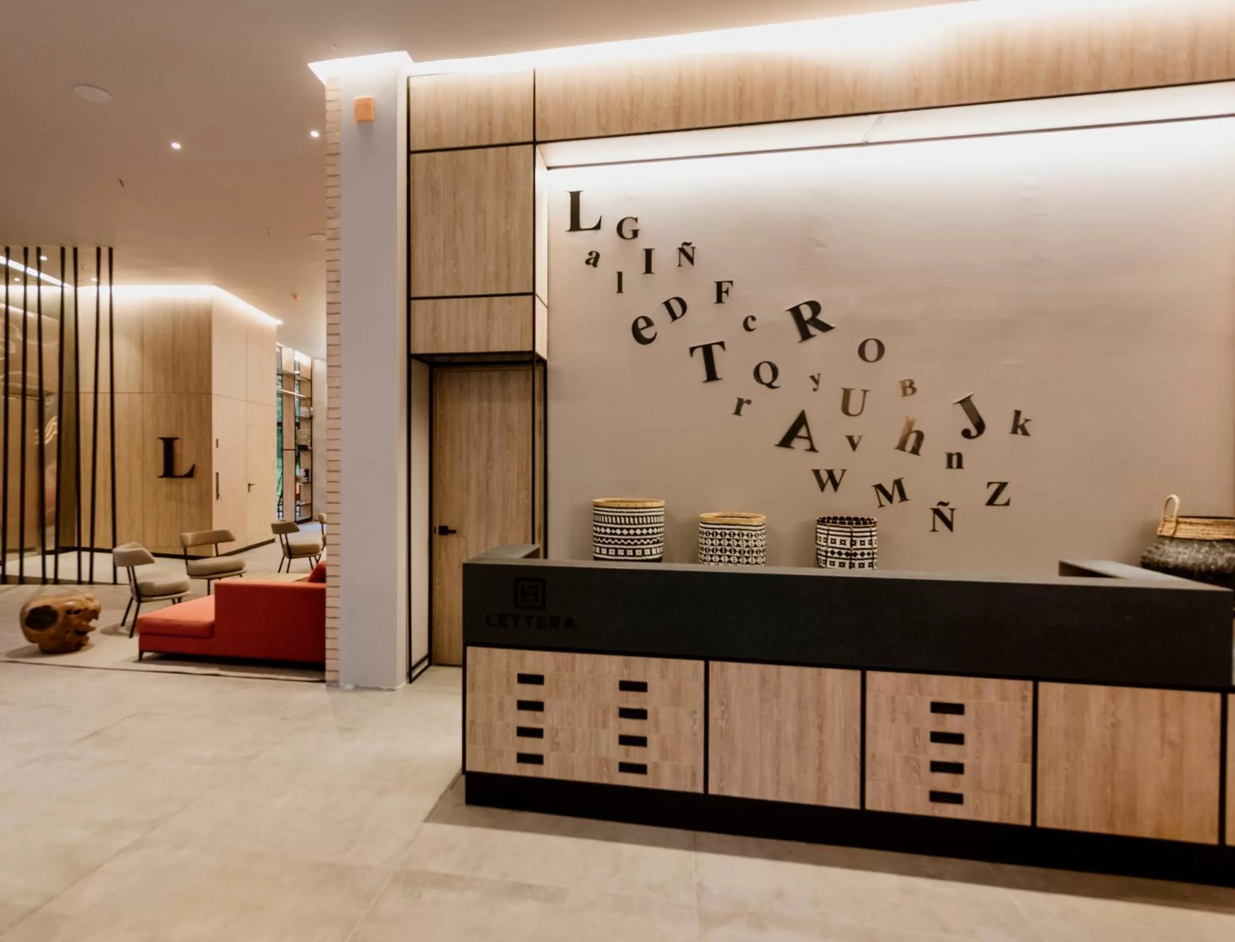 Lobby or reception in Lettera Hotel