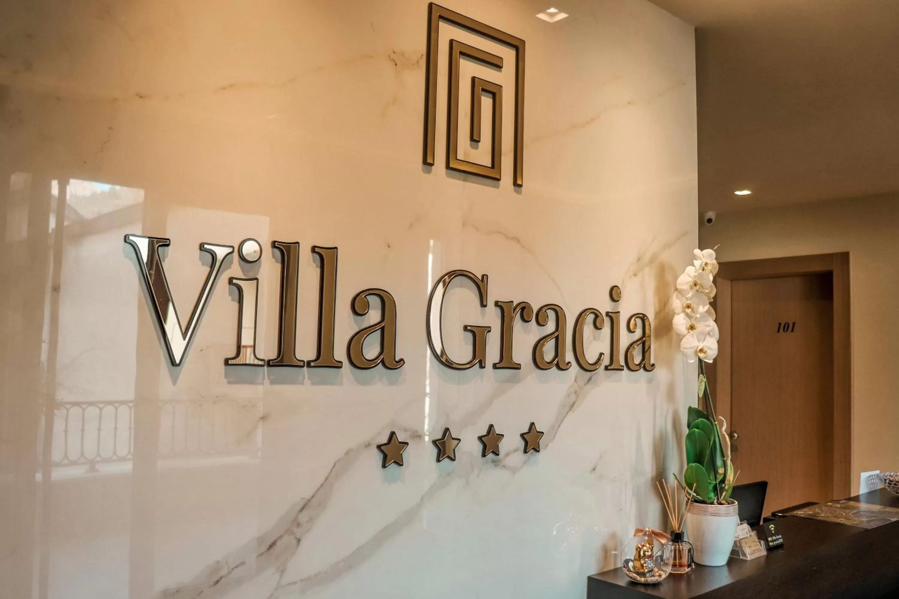 Property logo or sign in Hotel Villa Gracia