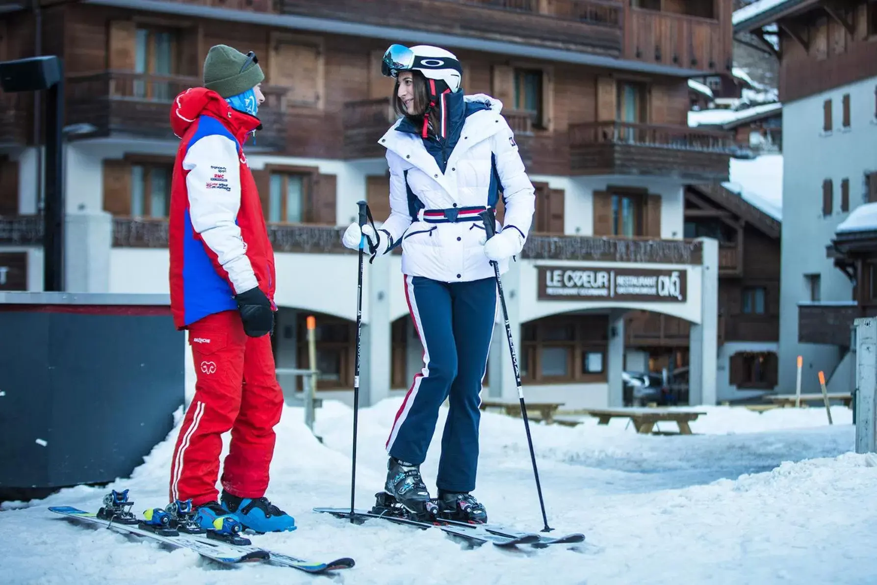 Skiing, Winter in Au Coeur du Village