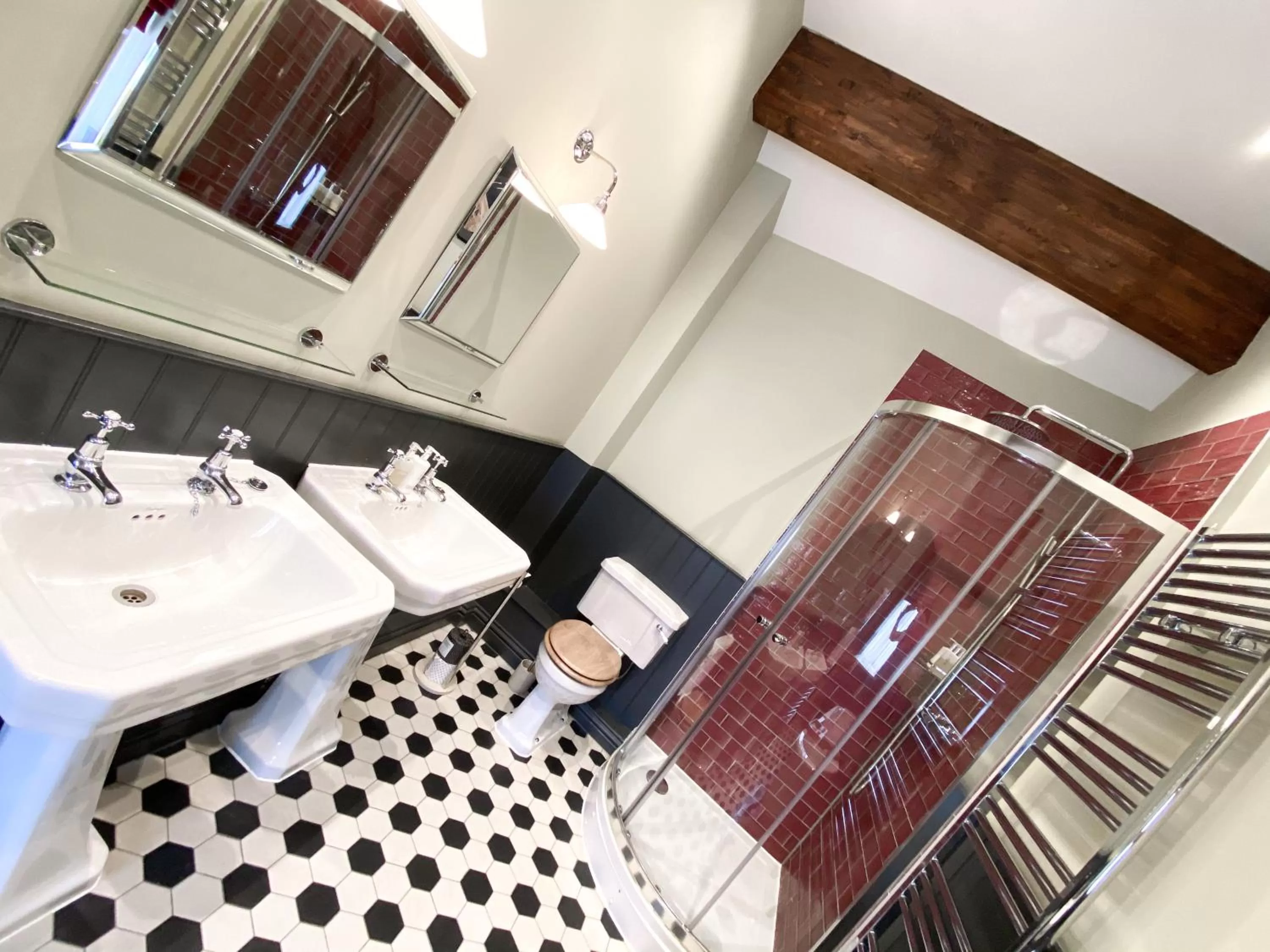 Bathroom in Helen Browning's Royal Oak