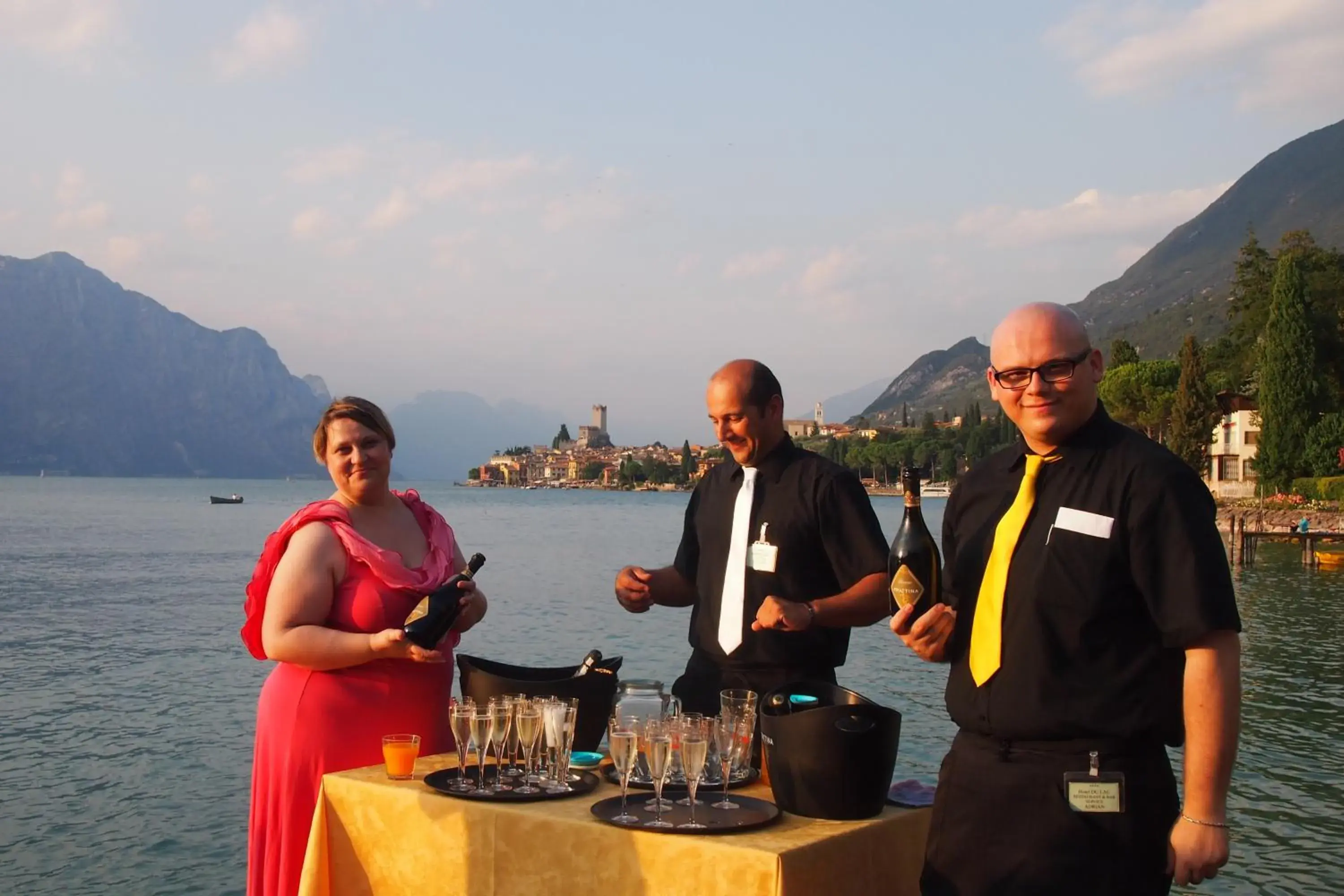 Staff in Beach Hotel Du Lac Malcesine