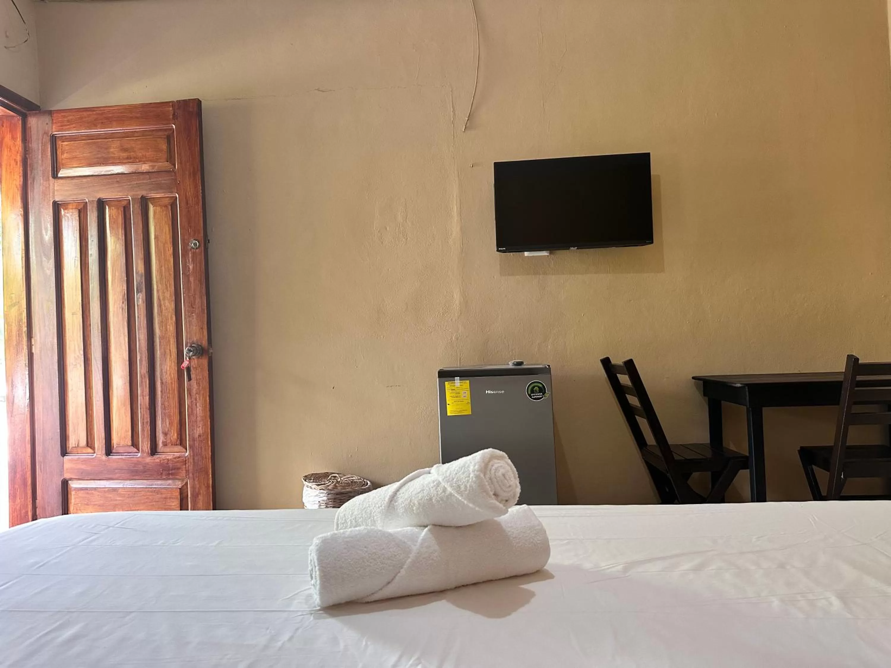 Bed in Hotel Bacalar Sunshine