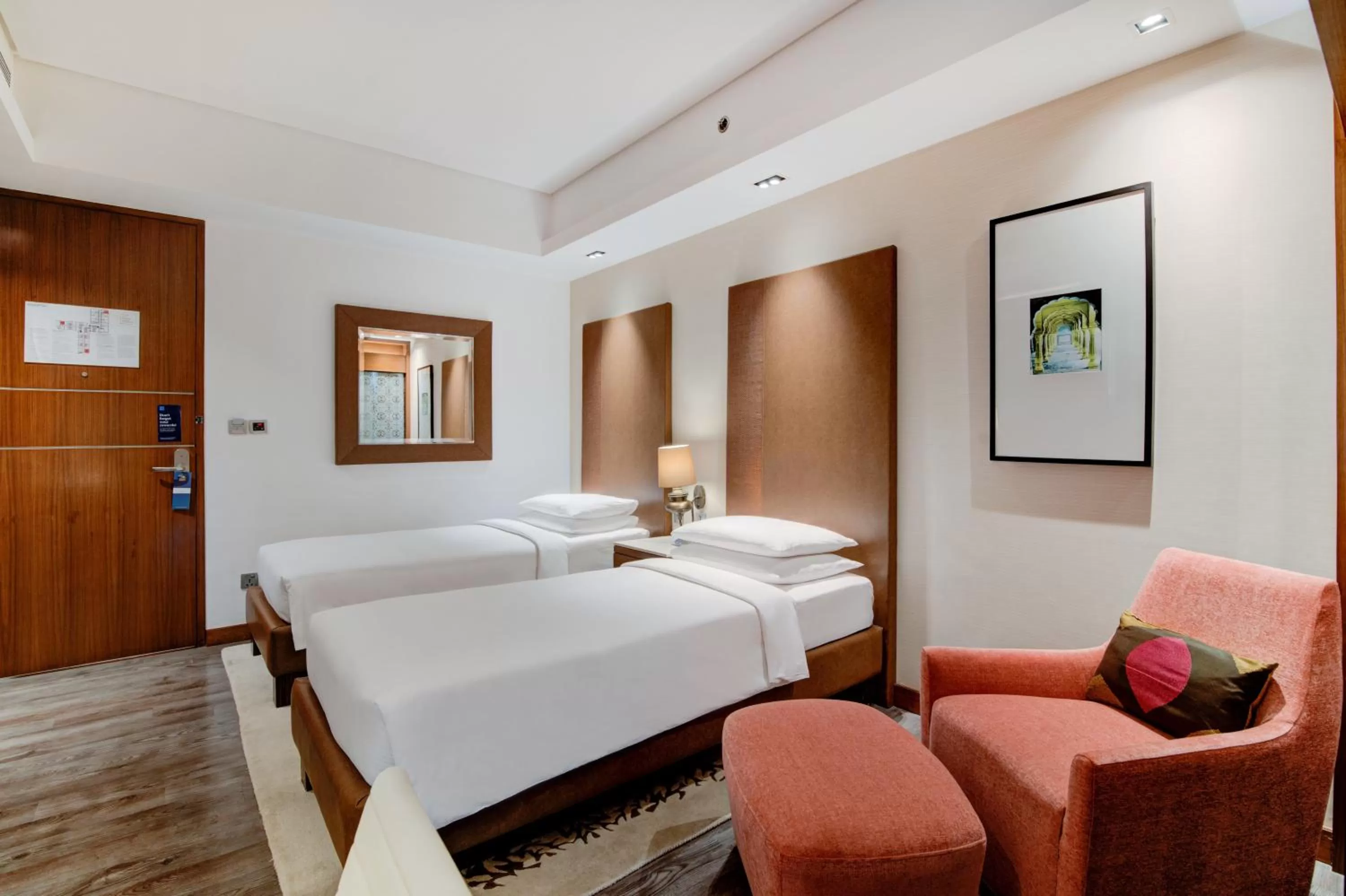 Photo of the whole room, Bed in Hyatt Ahmedabad