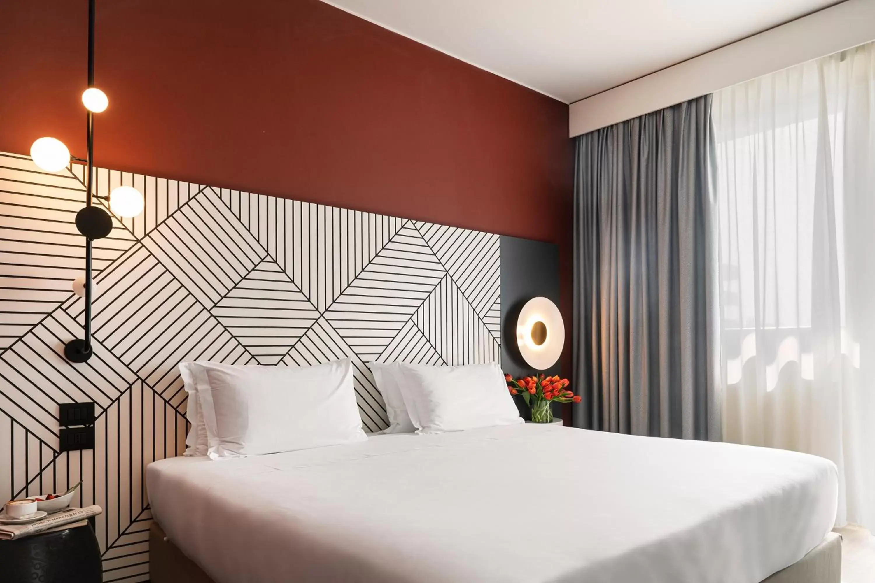 Bedroom, Bed in Quark Hotel Milano