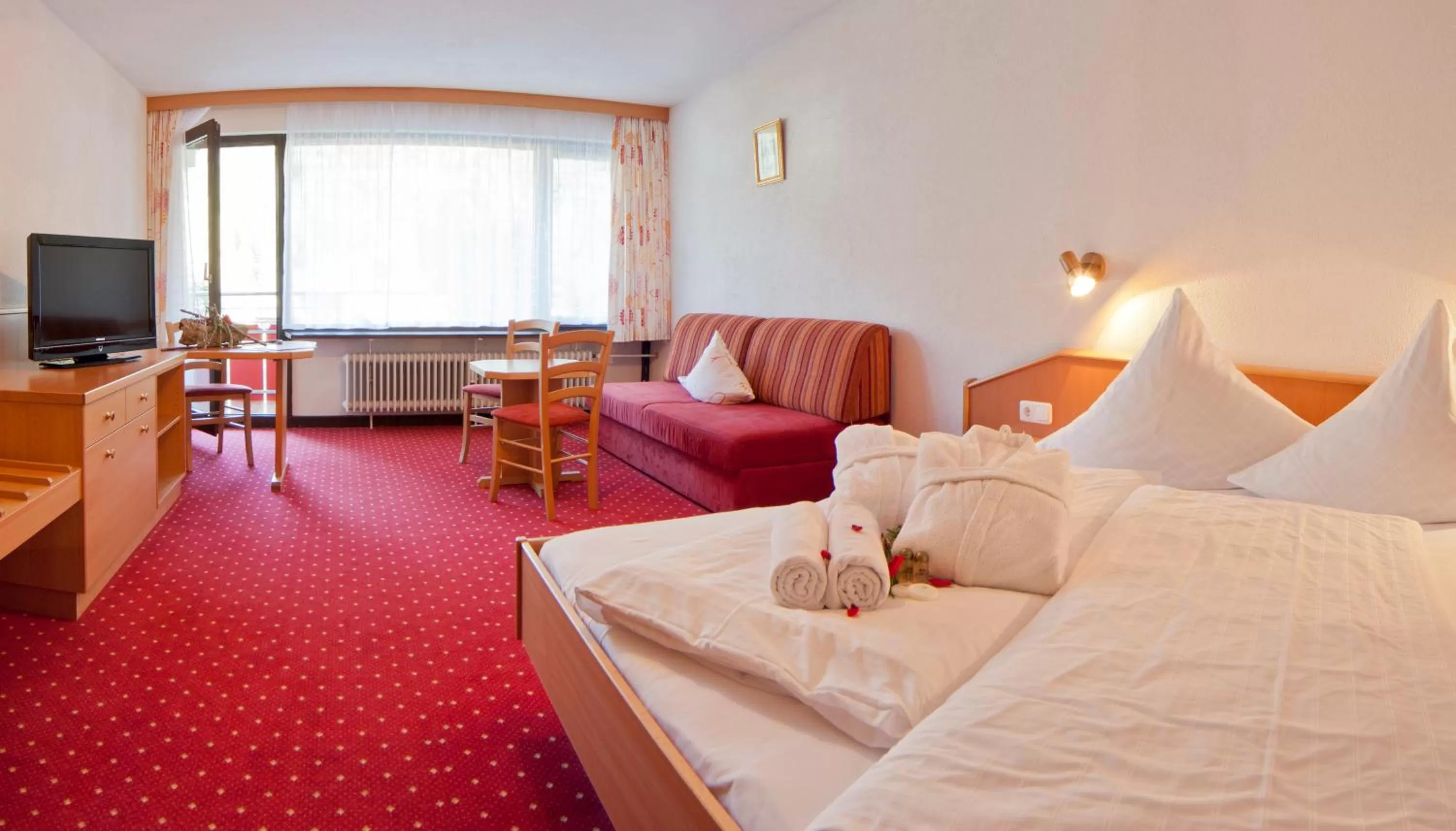 Photo of the whole room in Aparthotel Kleinwalsertal