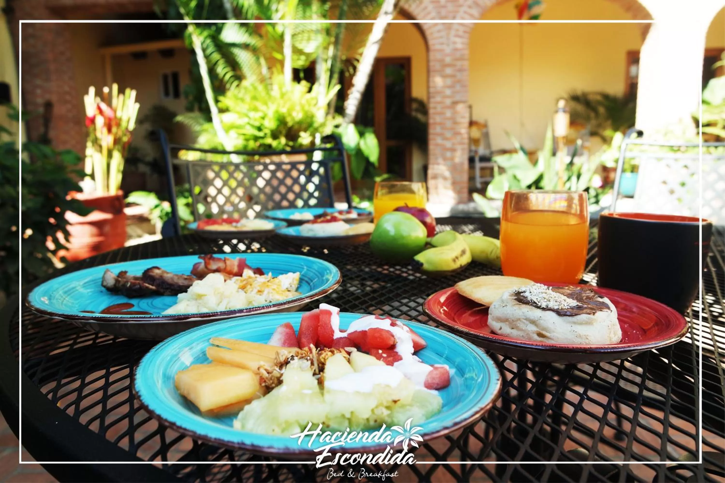 Food in Hacienda Escondida Puerto Vallarta