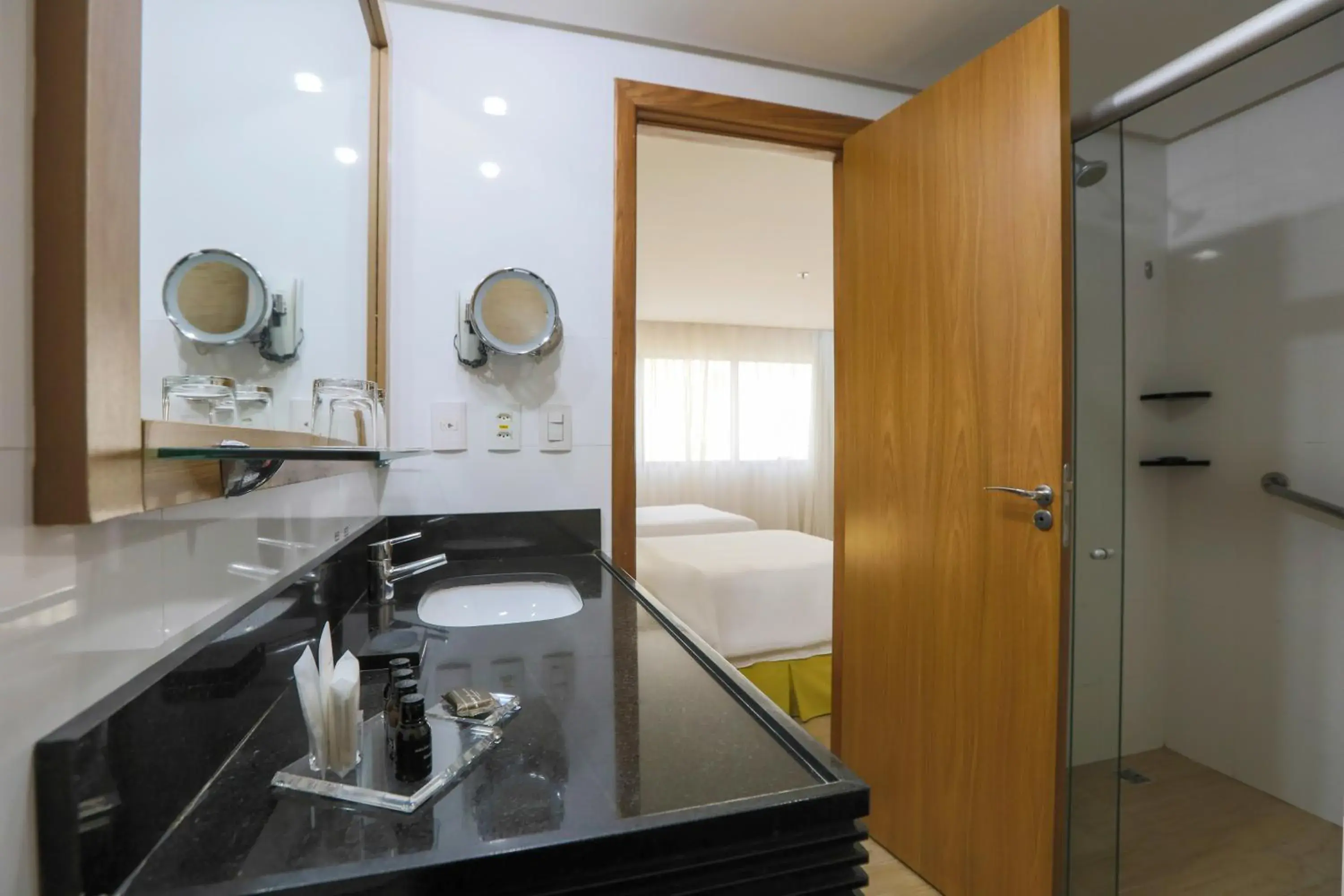 Bathroom, Kitchen/Kitchenette in Radisson Hotel Belém