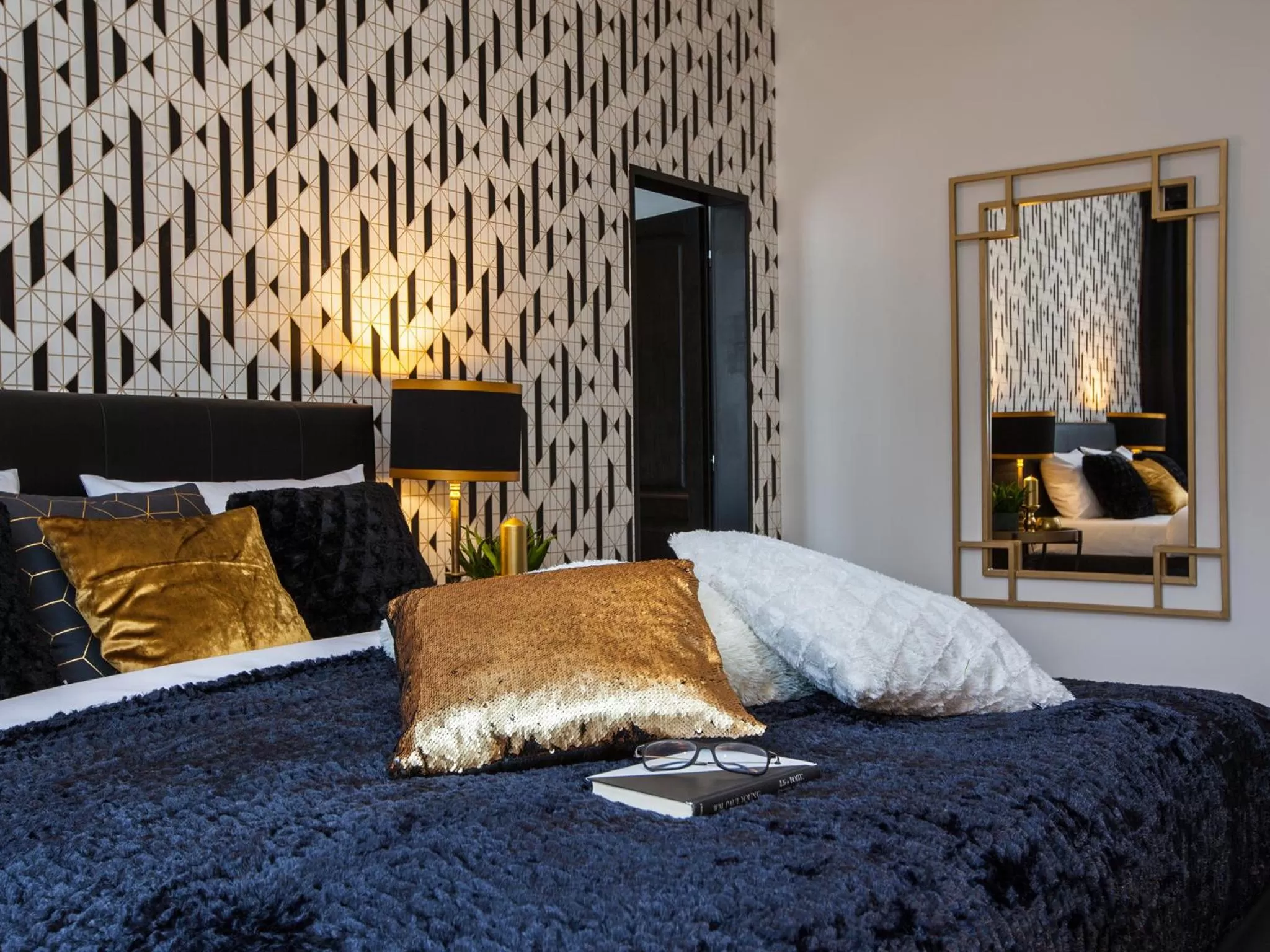 Bedroom, Bed in Golden Prague Rooms