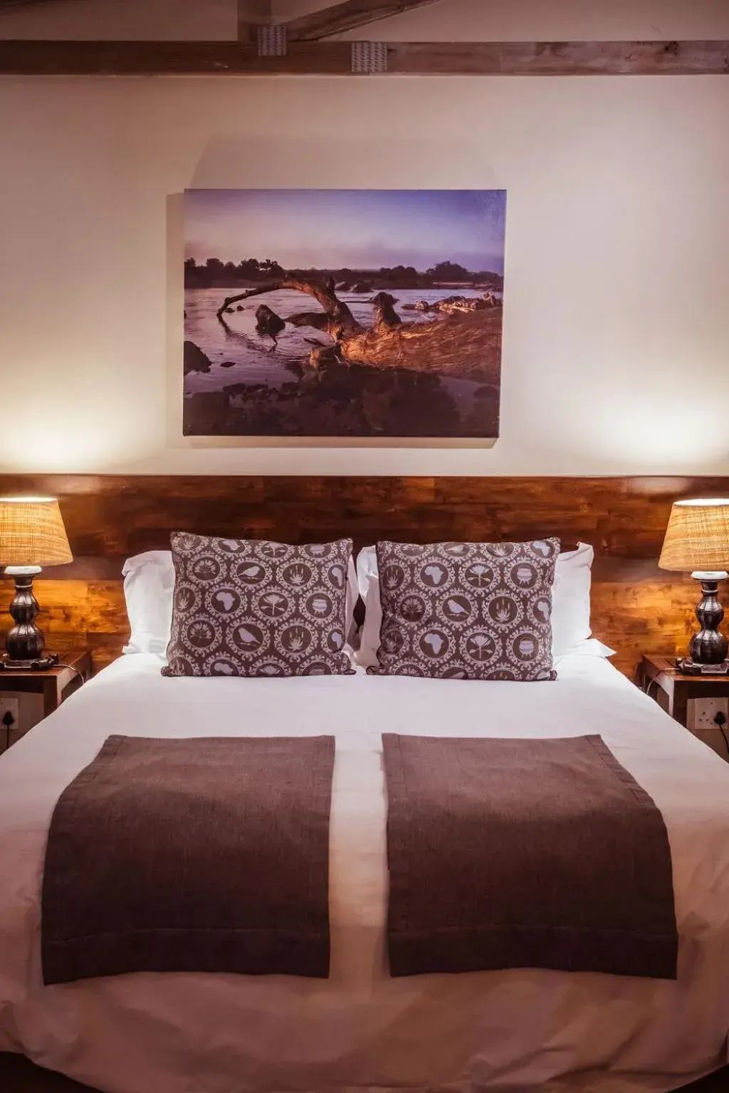Bed in Bushveld Terrace Safari Hotel, Lodge & Spa Bed in Bushveld Terrace Safari Hotel, Lodge & Spa