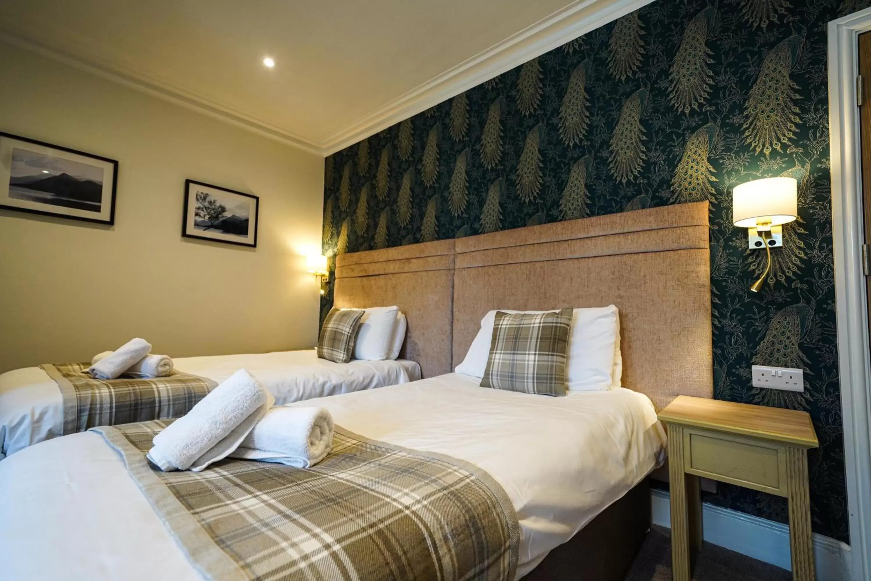 Bed in Gwydyr Hotel