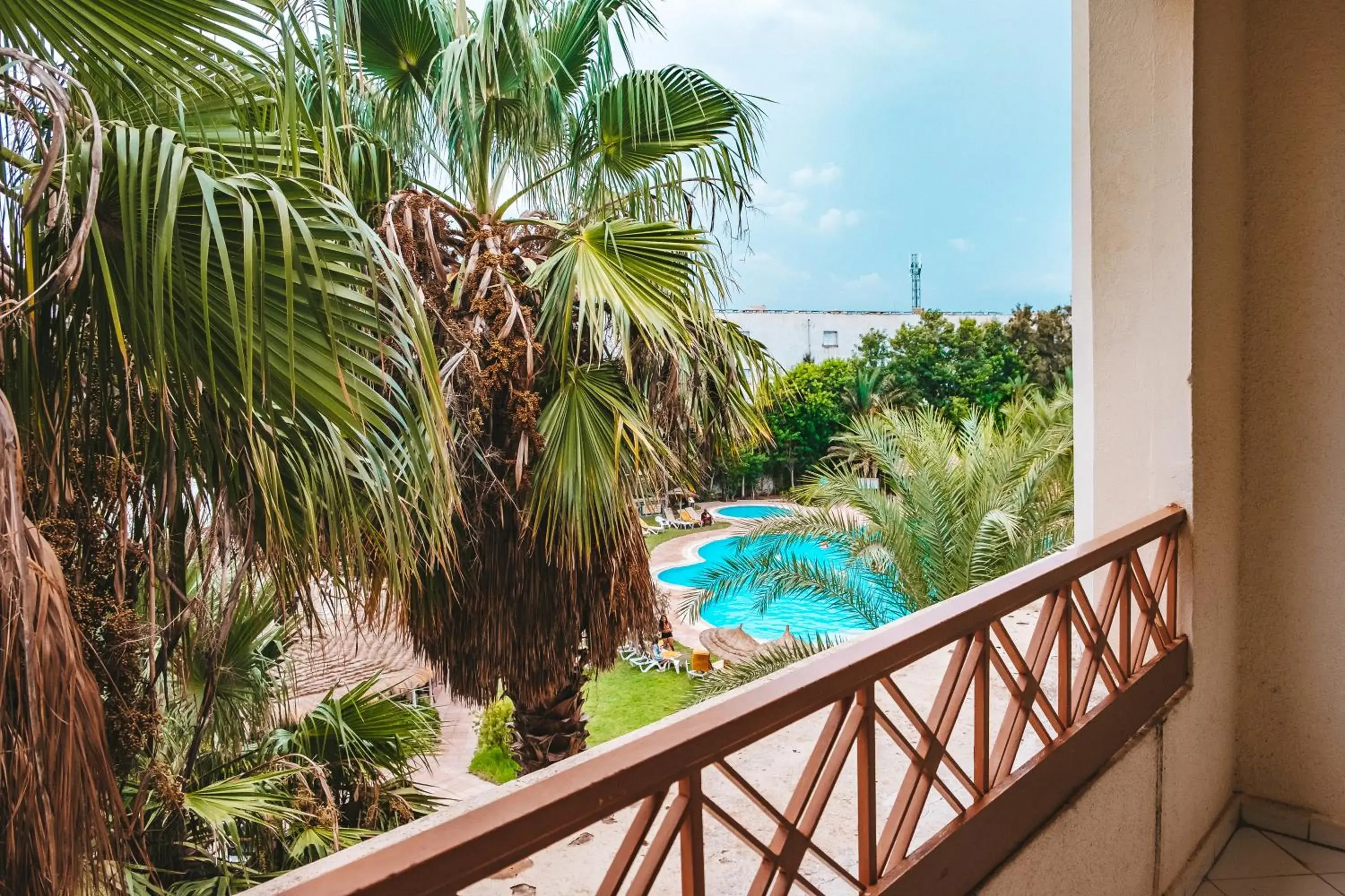 Pool View in Marina Palace