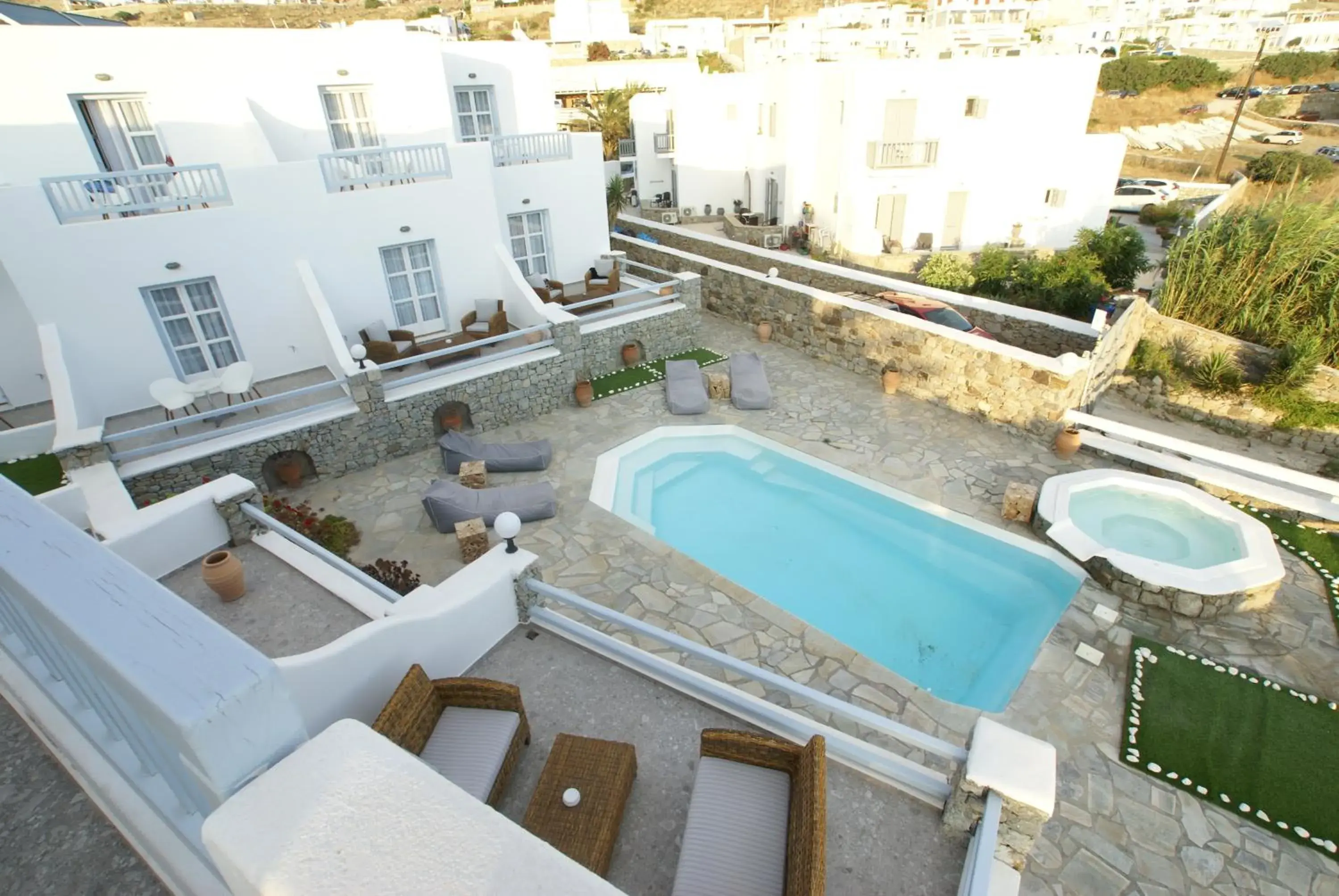 Pool View in Dionysos Hotel