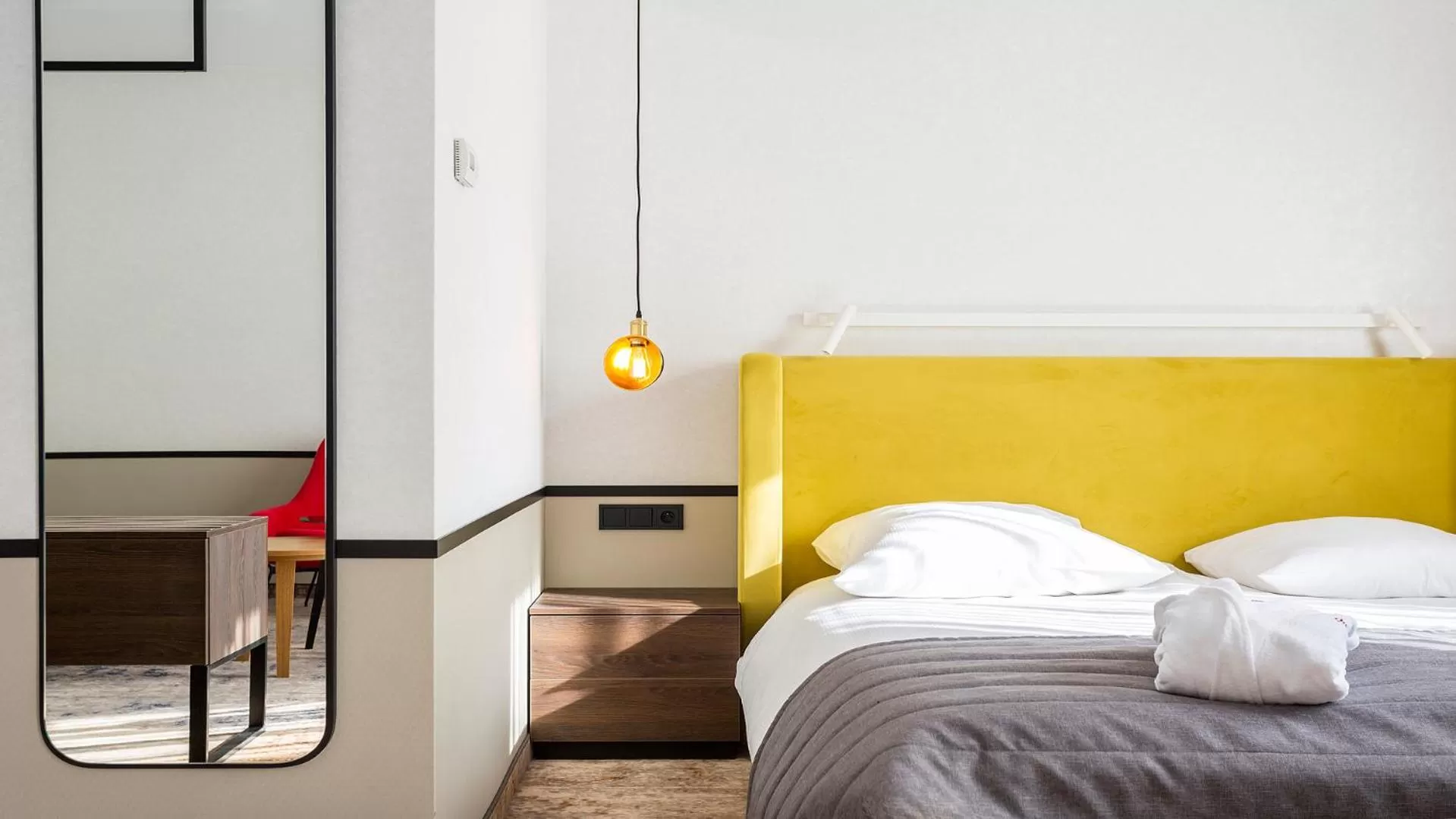 Bed in Qubus Hotel Kraków