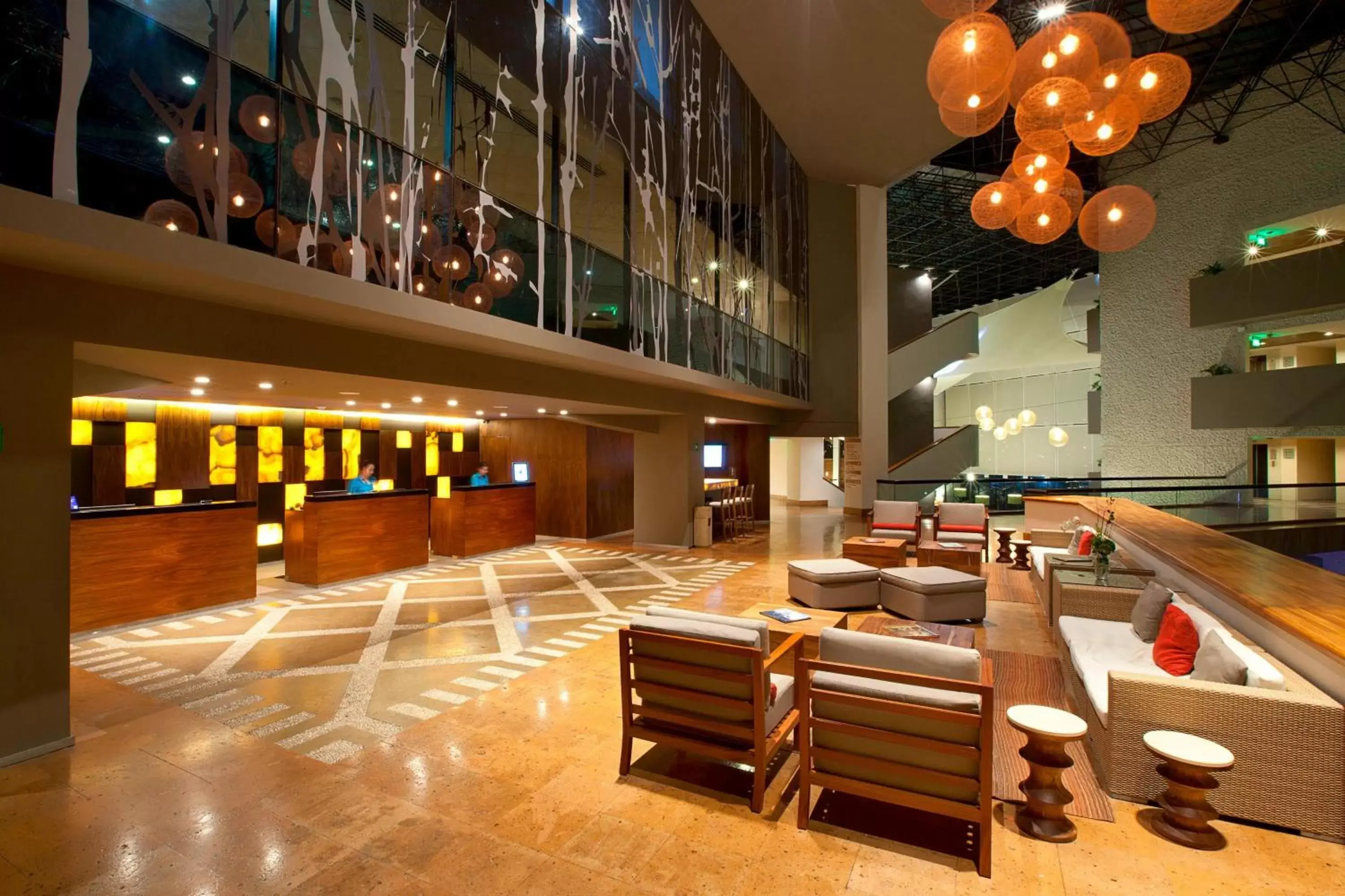 Lobby or reception, Restaurant/Places to Eat in Marriott Tuxtla Gutierrez Hotel