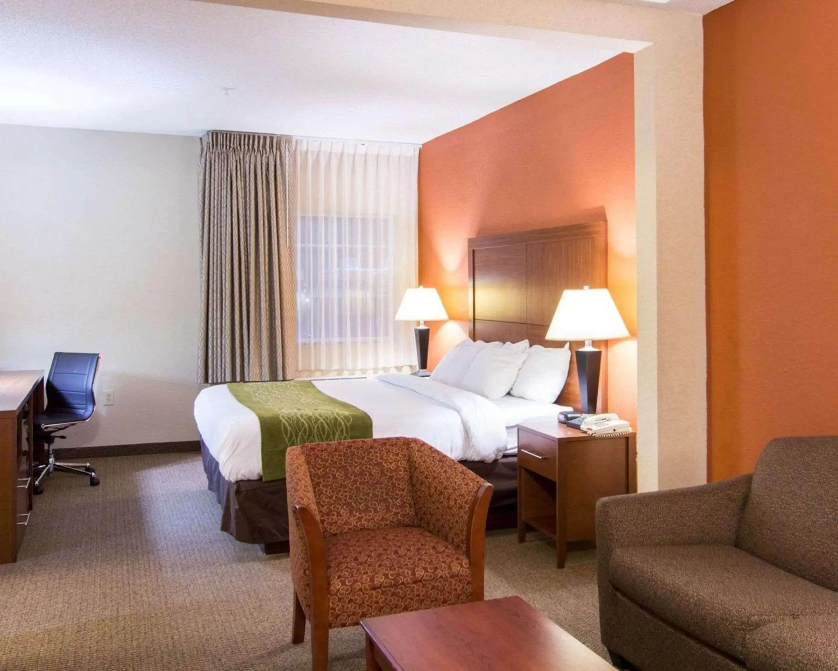 Photo of the whole room, Bed in Comfort Inn & Suites Airport Convention Center