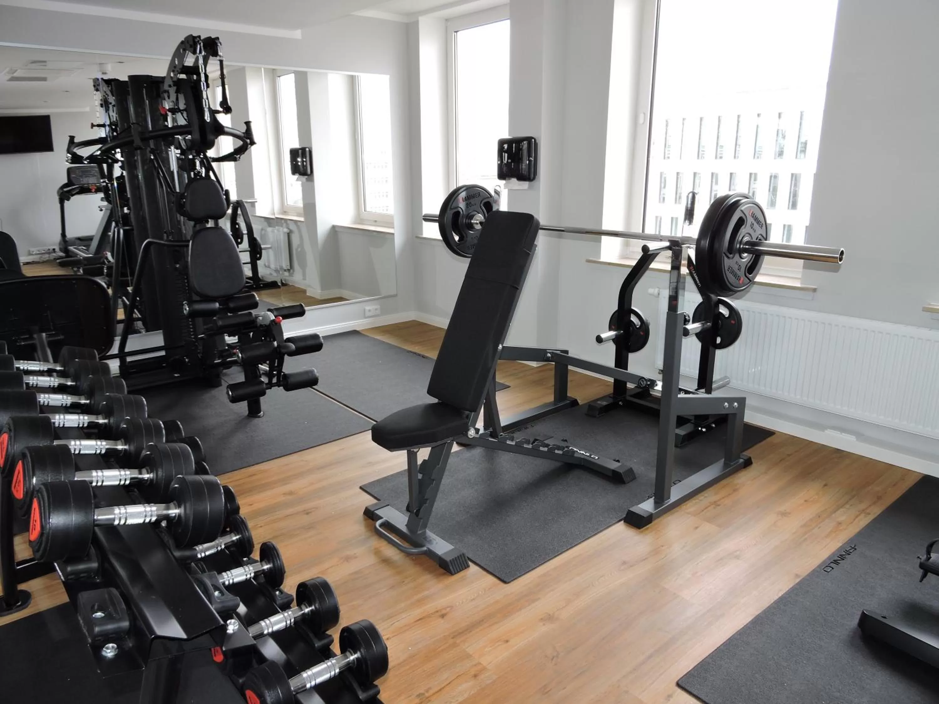 Fitness centre/facilities in DORMERO Hotel Bremen