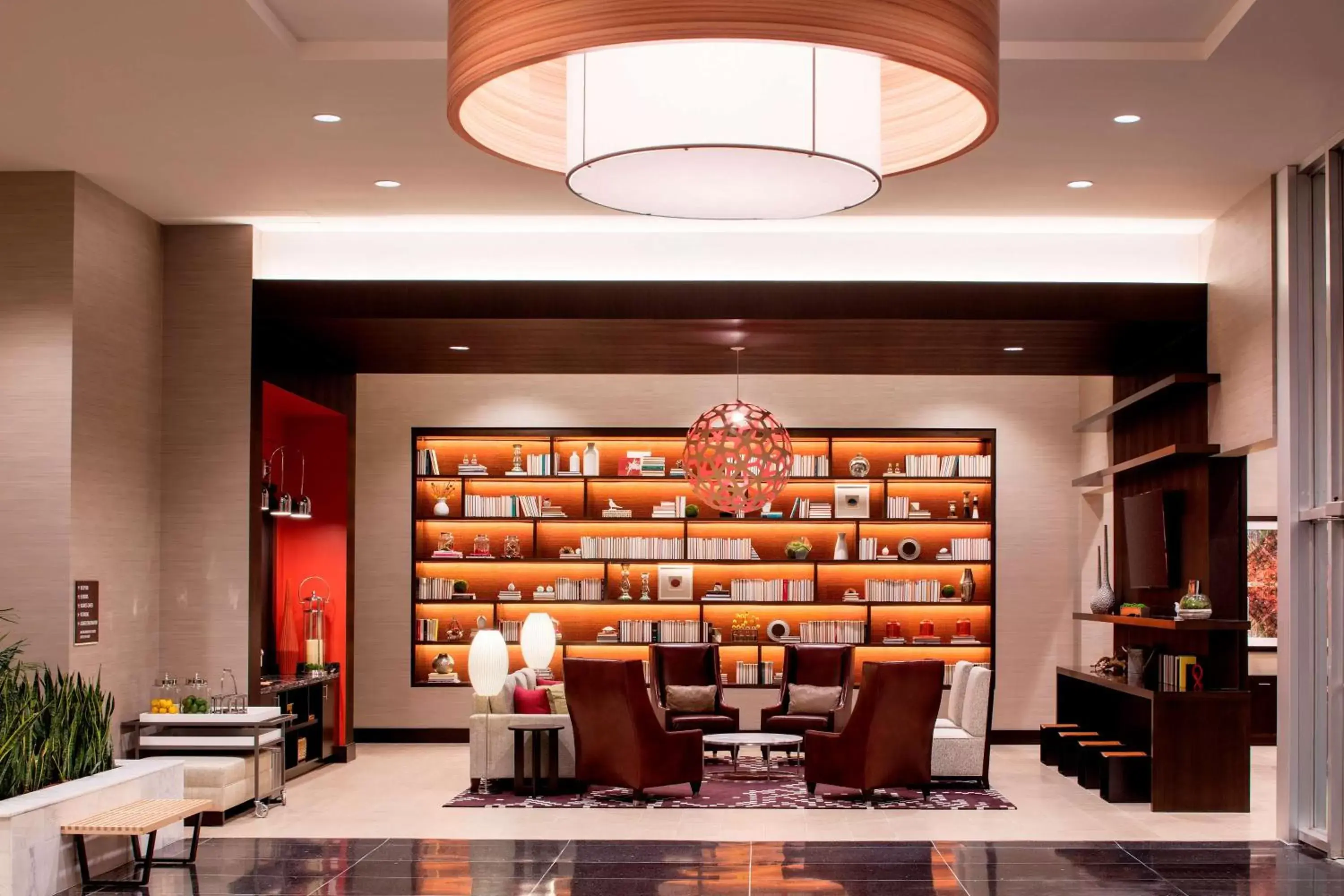 Lobby or reception in Hilton Garden Inn Downtown Dallas