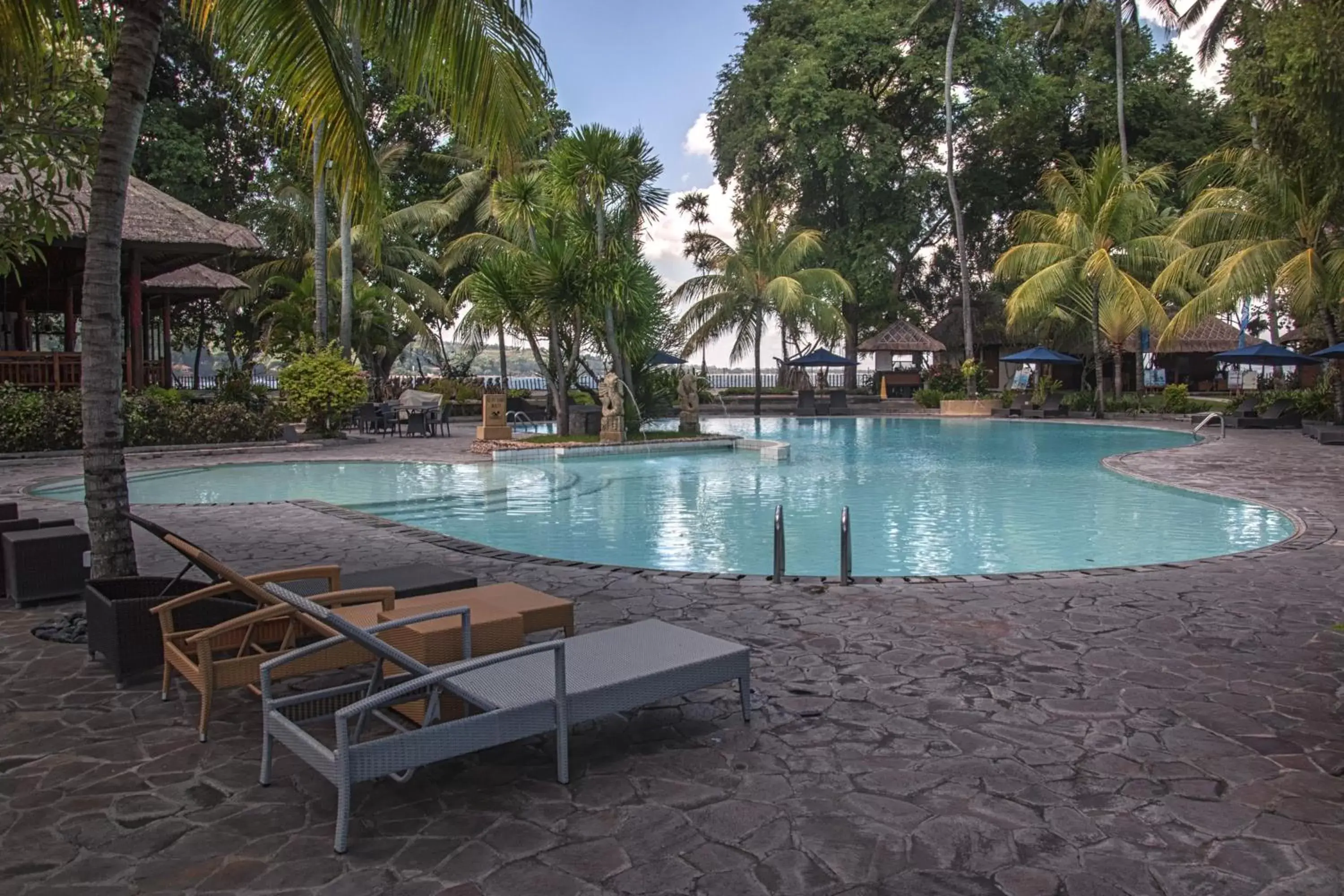 Seating area, Swimming Pool in Merumatta Senggigi Lombok