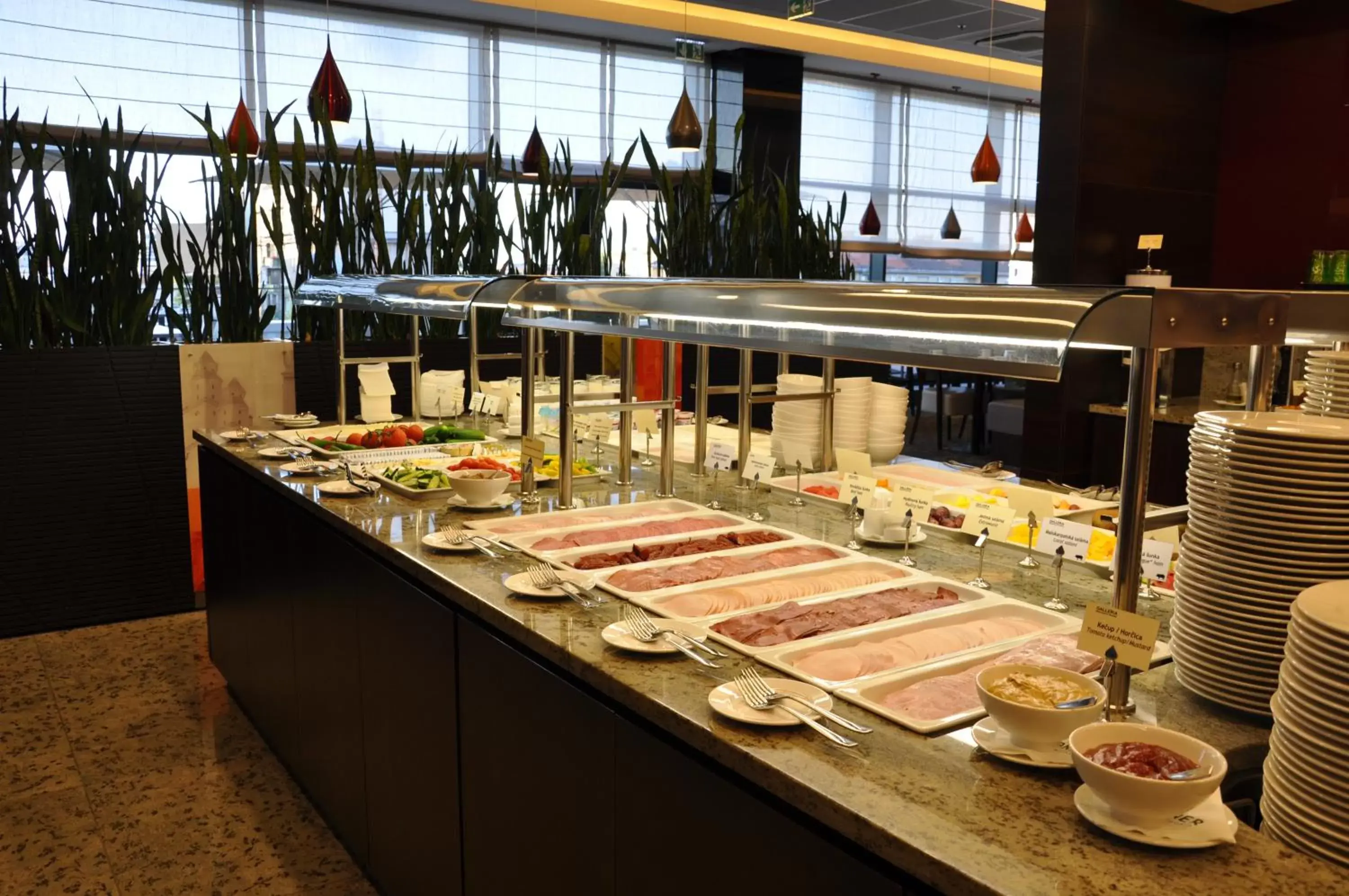 Buffet breakfast in Lindner Hotel Bratislava, part of JdV by Hyatt