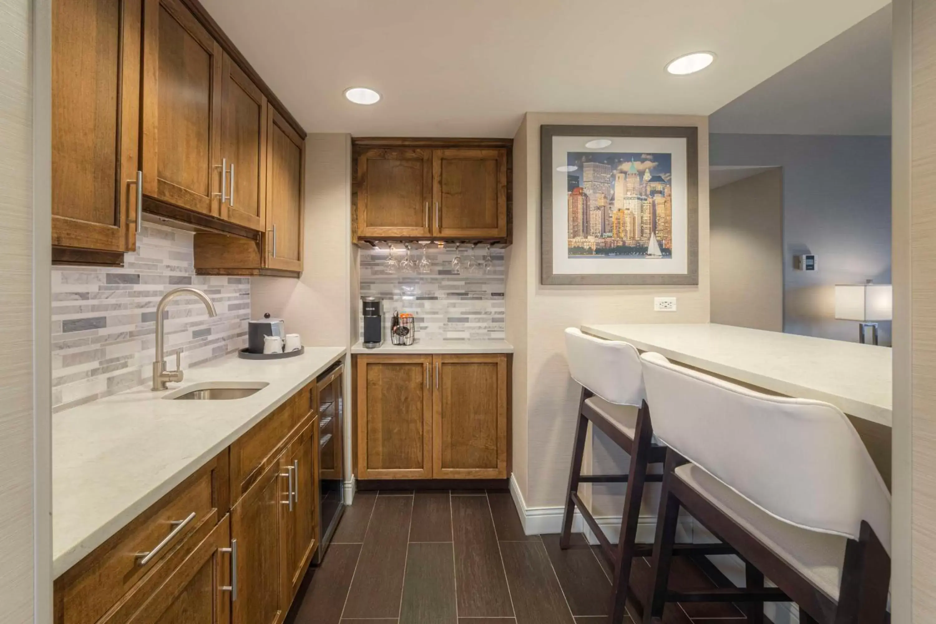 Kitchen or kitchenette, Kitchen/Kitchenette in Hampton Inn Carlstadt At The Meadowlands