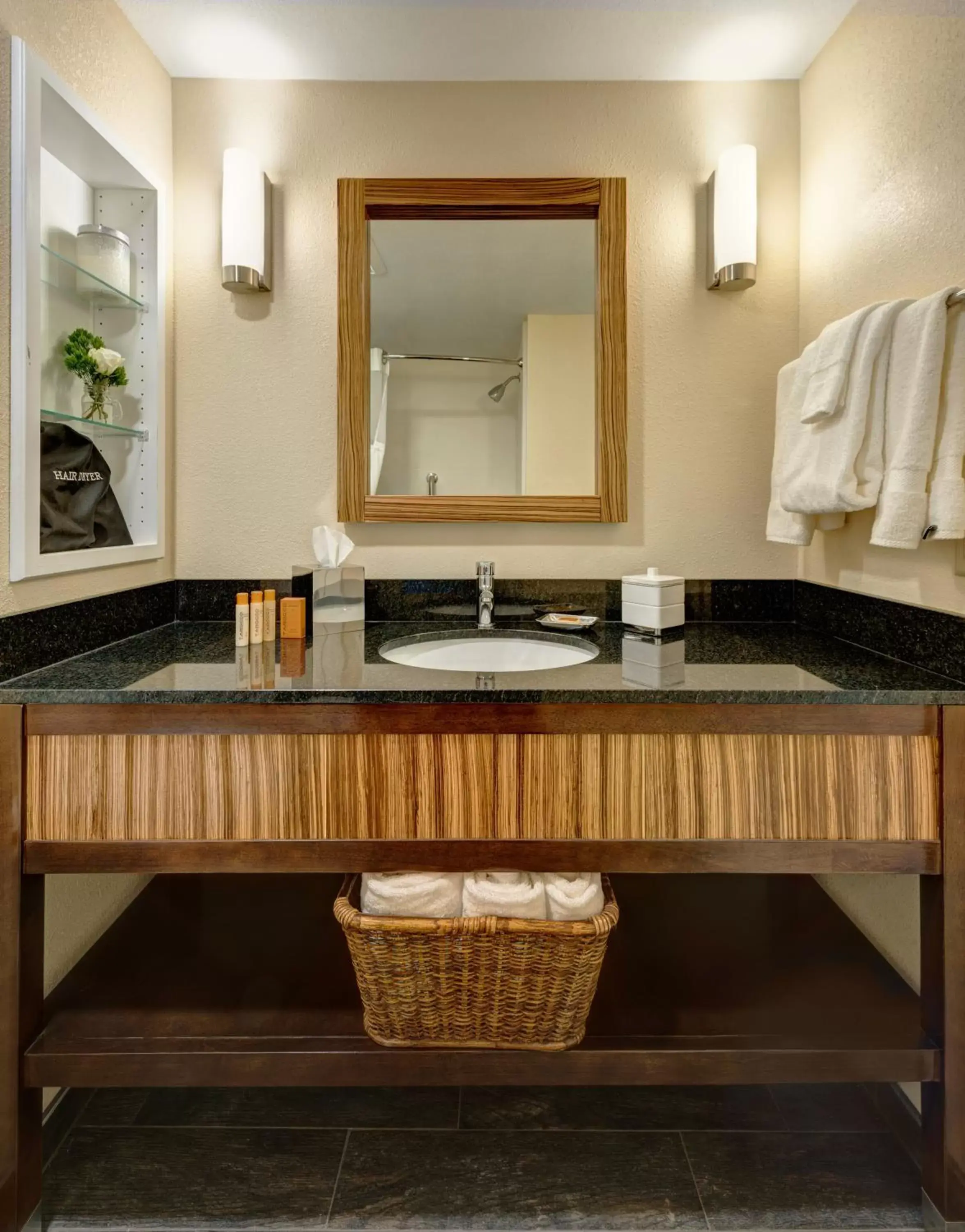 Bathroom in The Garrison Hotel & Suites Dover-Durham, Ascend Hotel Collection