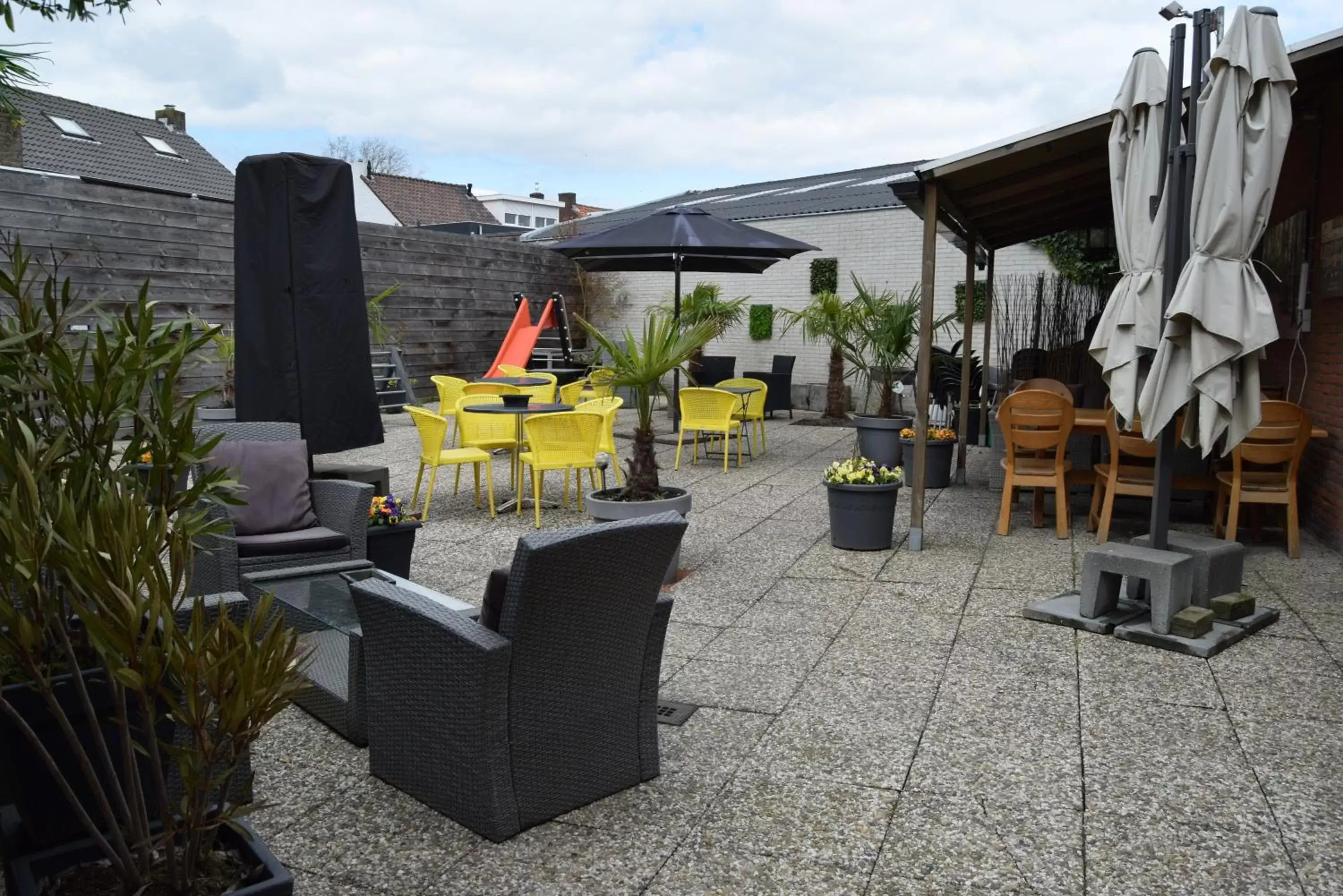 Balcony/Terrace in Hotel Cafe 't Zonneke