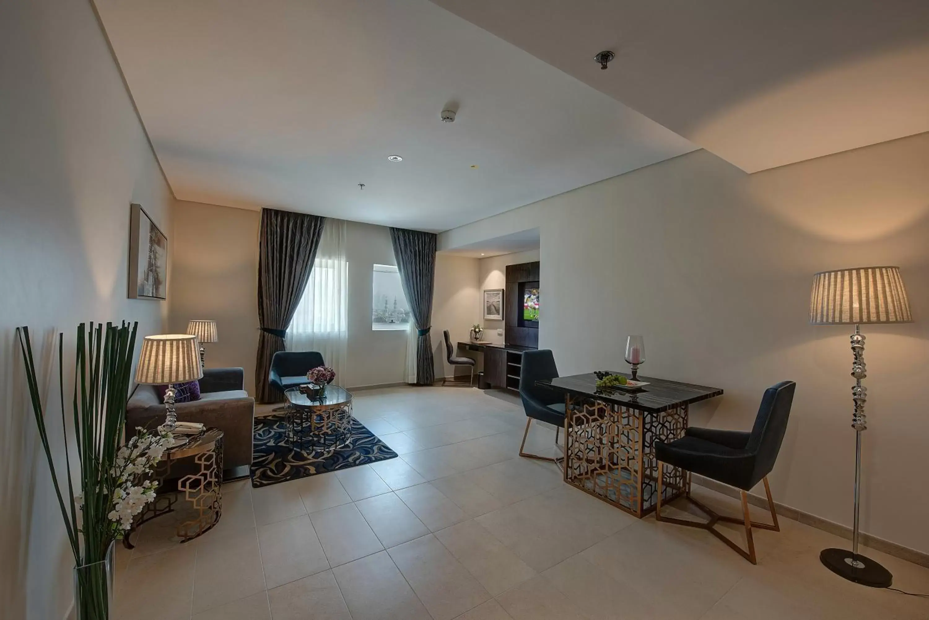 Living room in Omega Hotel Dubai