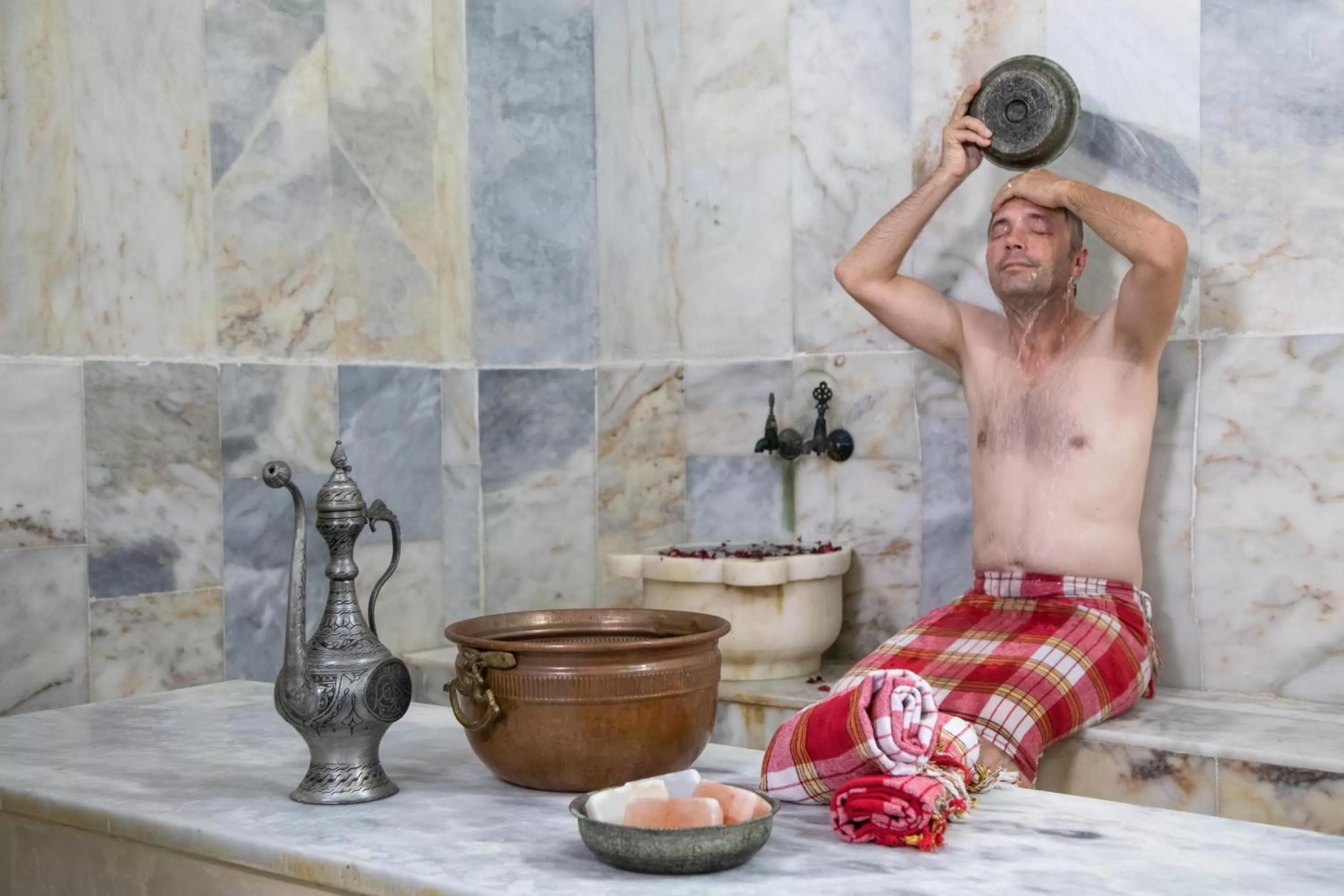 Sauna in Ipeksoy Thermal Hotel