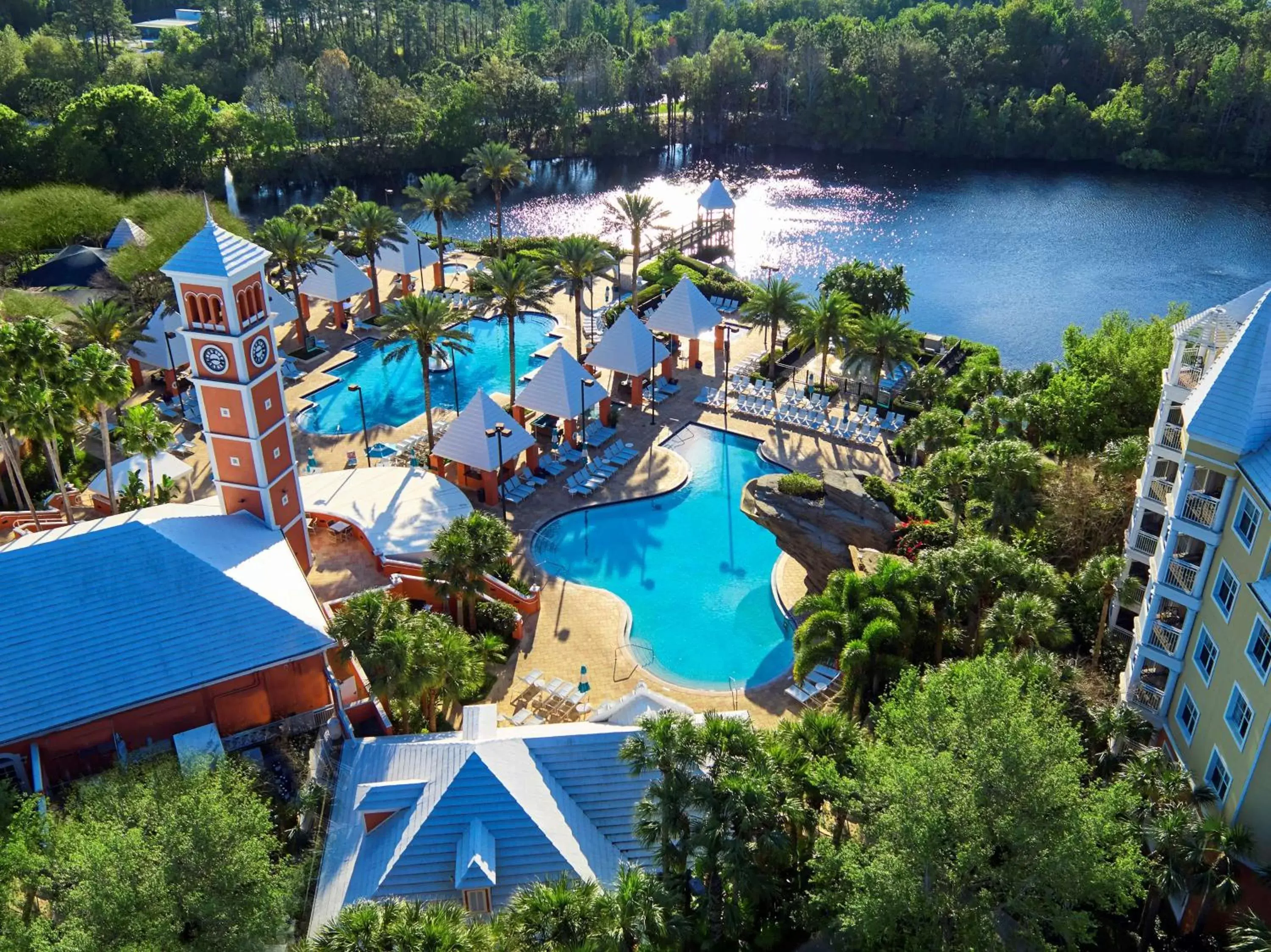 Property building, Pool View in Hilton Grand Vacations Club SeaWorld Orlando