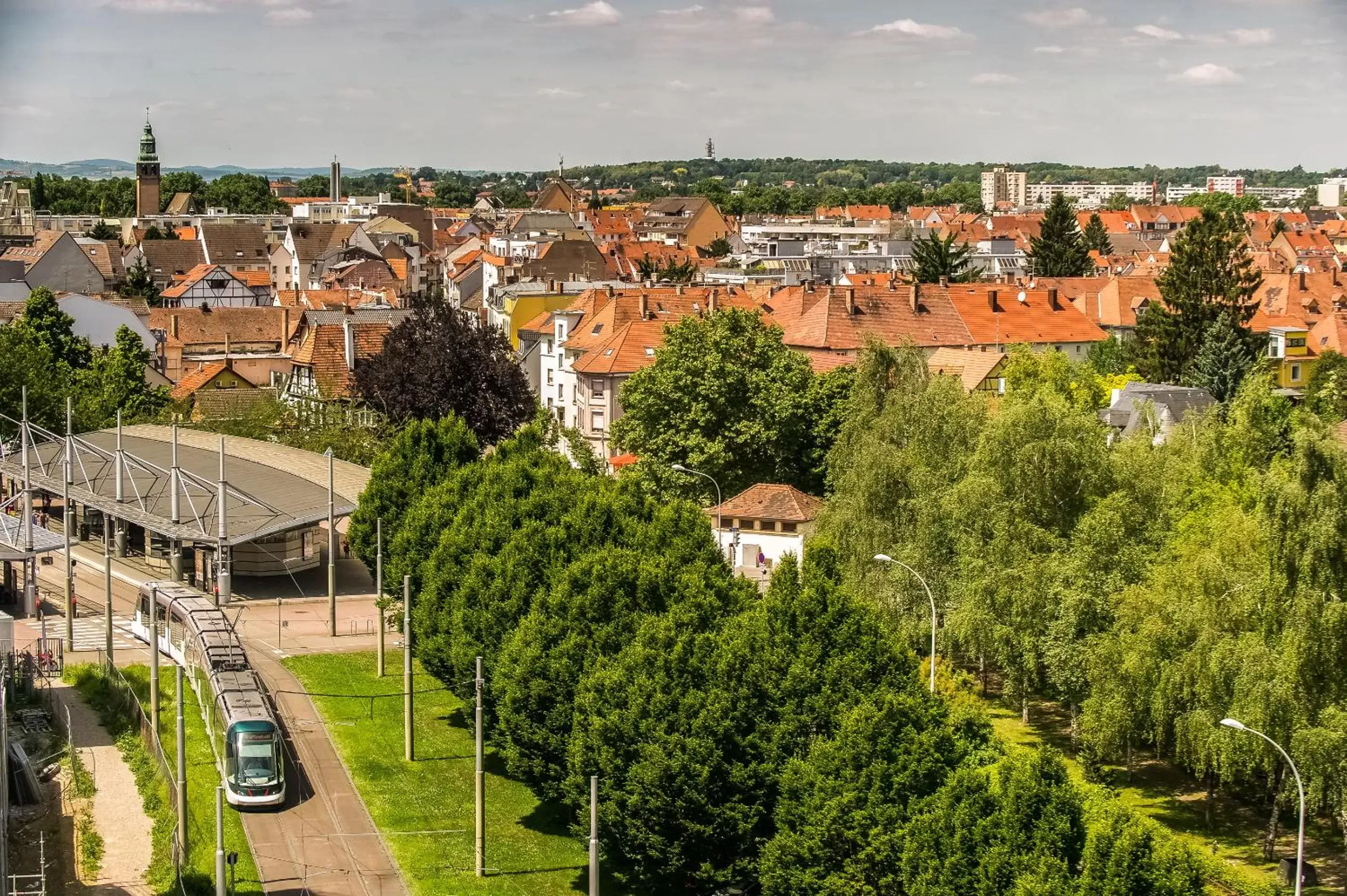 Property building, Bird's-eye View in Hôtel ORIGAMI