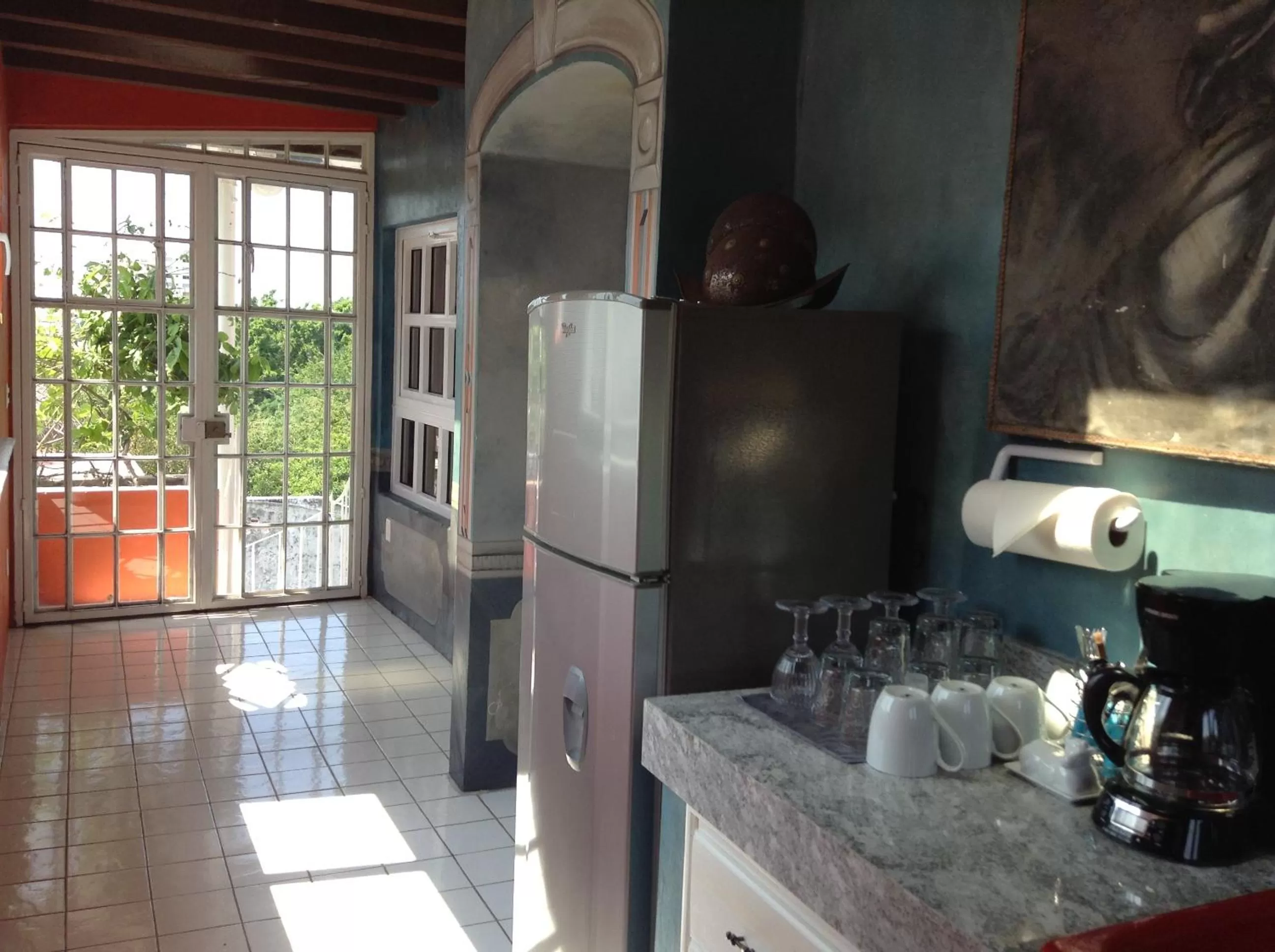 Kitchen or kitchenette in Hotel Boutique Rivera Del Rio
