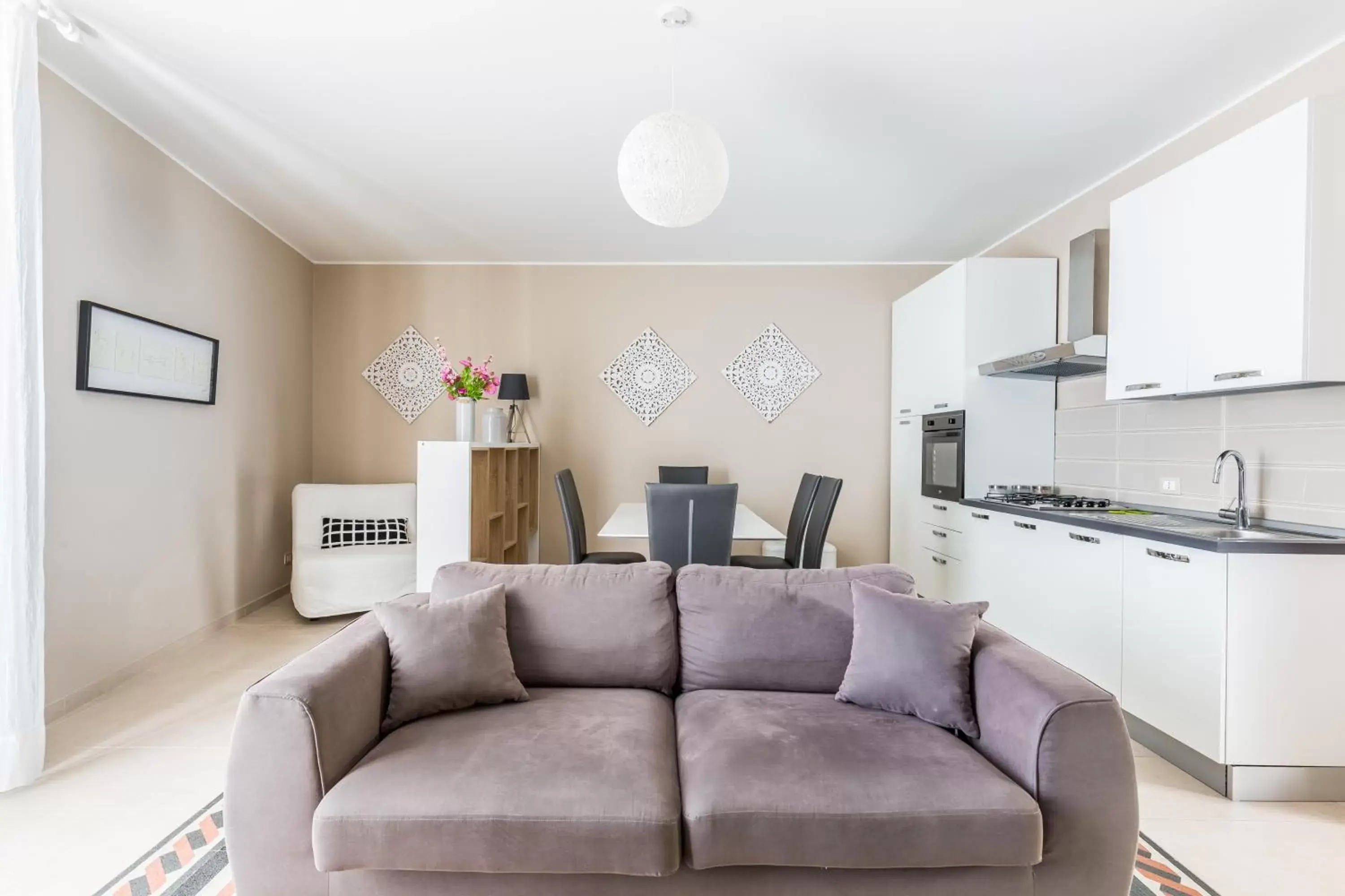 Living room, Seating Area in Modica for Family - Rooms and Apartments