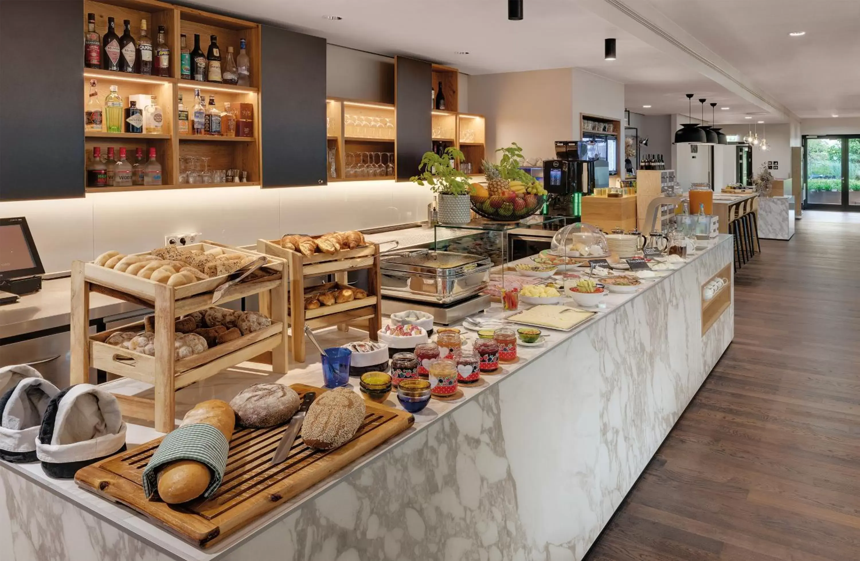 American breakfast in Hotel the YARD Berlin American breakfast in Hotel the YARD Berlin