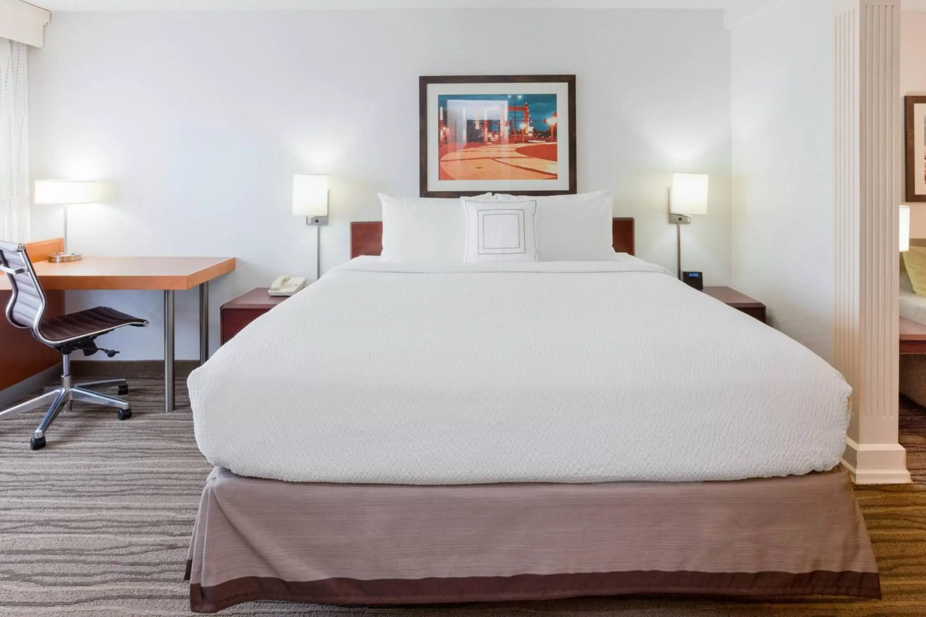 Bedroom, Bed in SpringHill Suites Minneapolis Eden Prairie