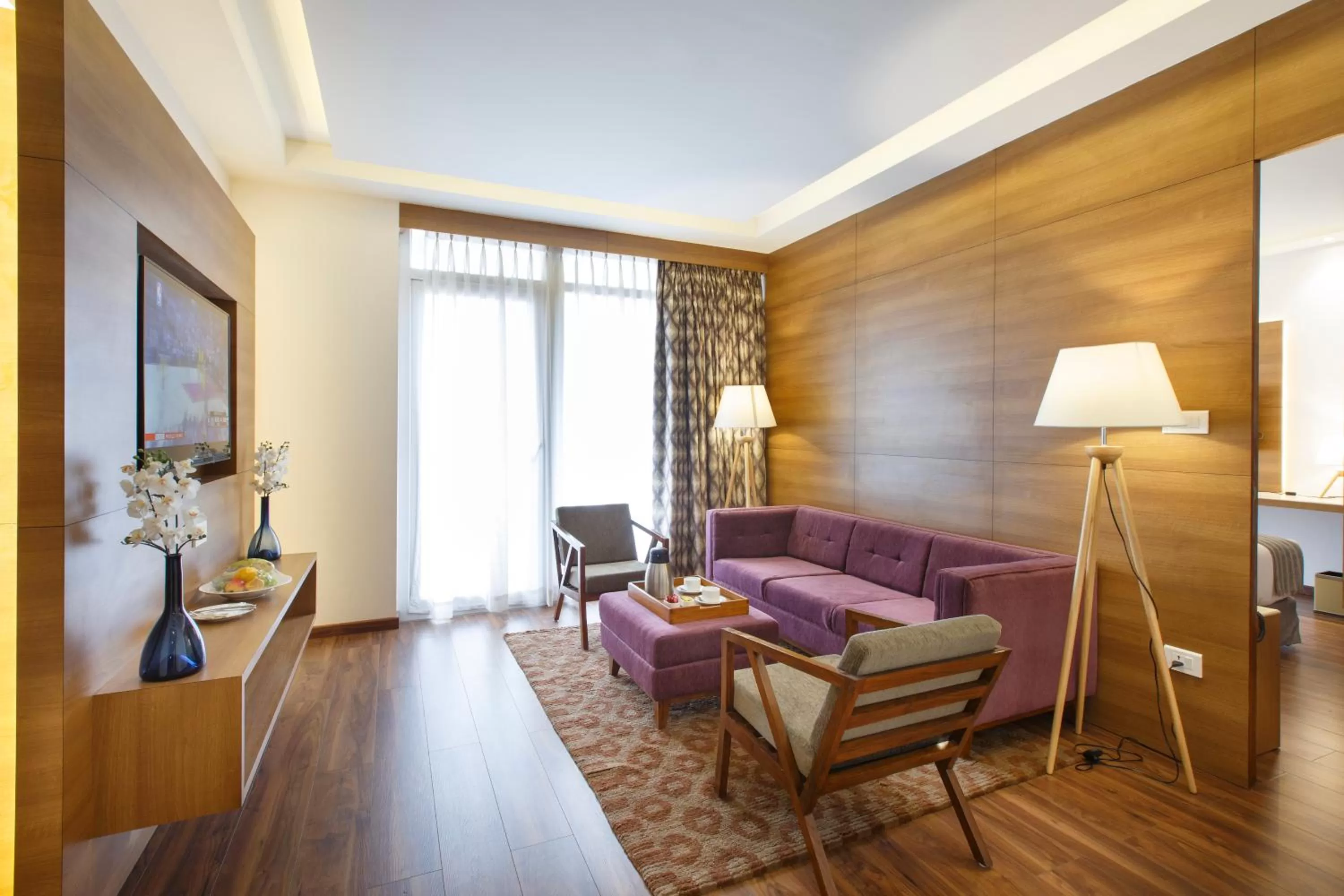 Living room in Hotel Ambassador by ACE Hotels