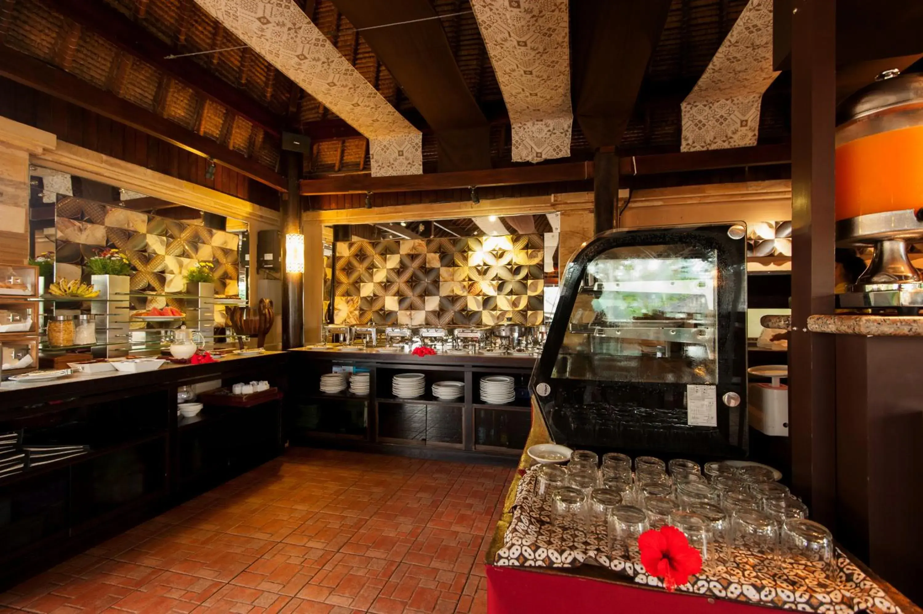 Buffet breakfast in Beji Ubud Resort Buffet breakfast in Beji Ubud Resort