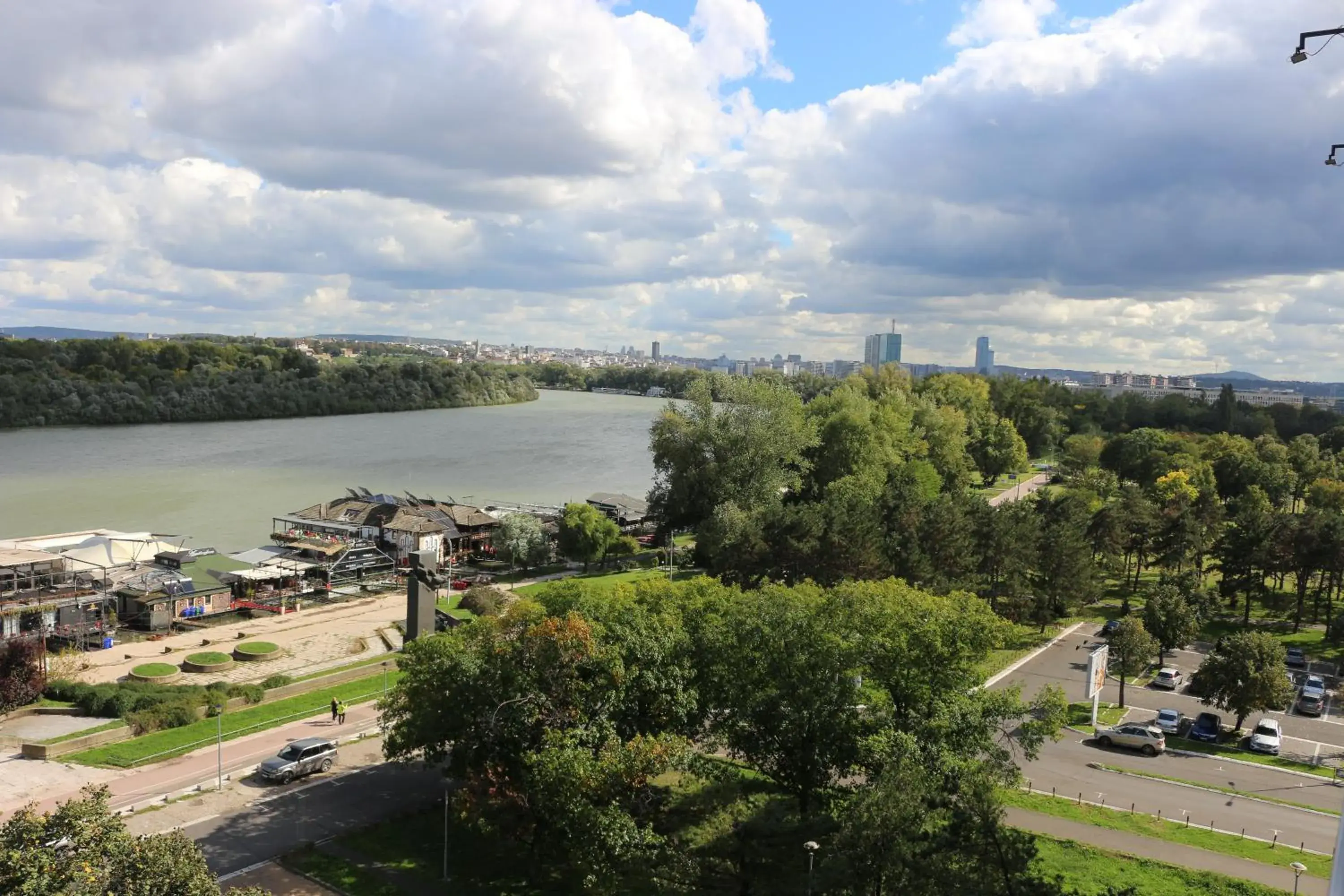 River view, Bird's-eye View in Garni Hotel Jugoslavija