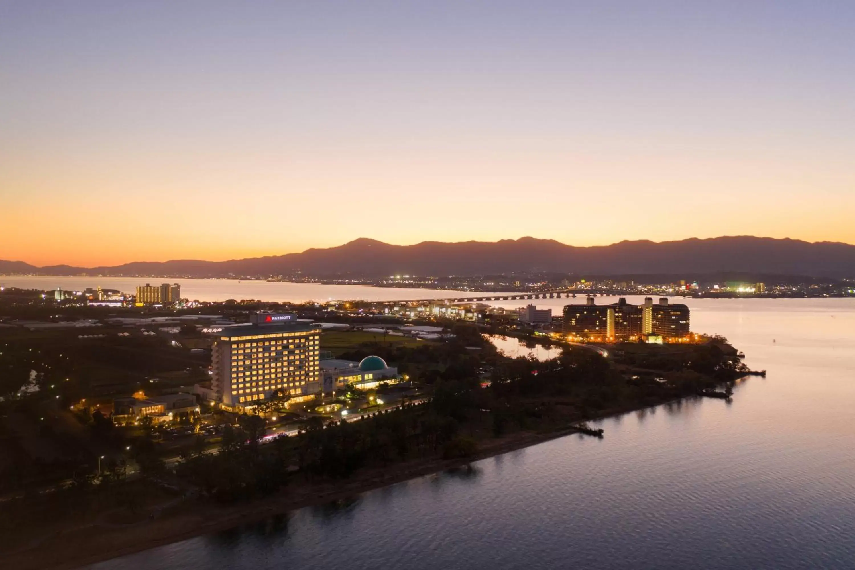 Property building in Lake Biwa Marriott Hotel