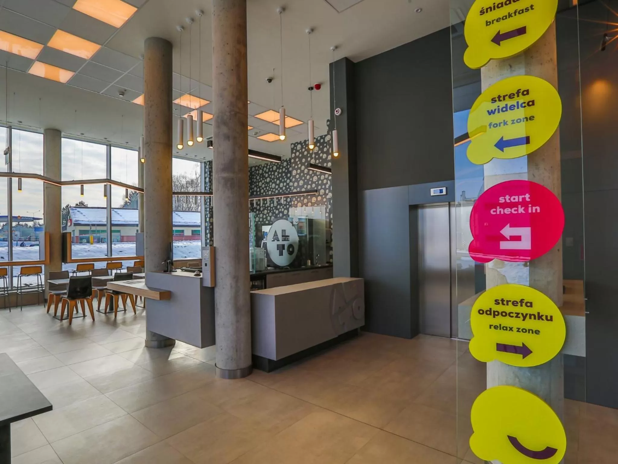 Lobby or reception in Hotel Alto Żory