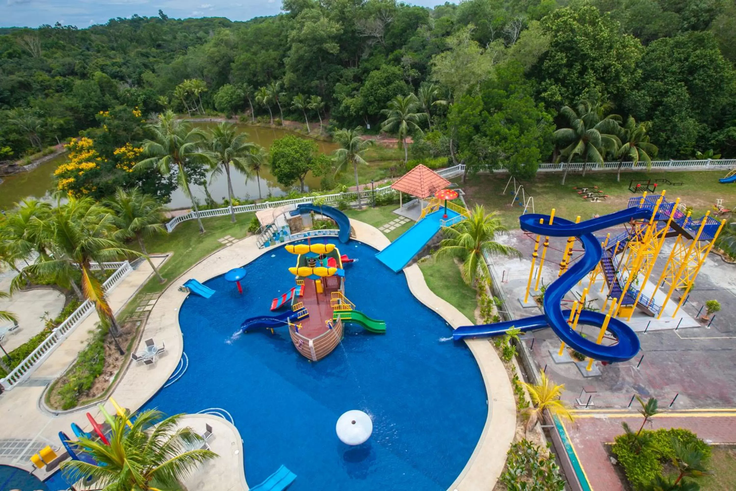 Aqua park, Pool View in Amverton Heritage Resort