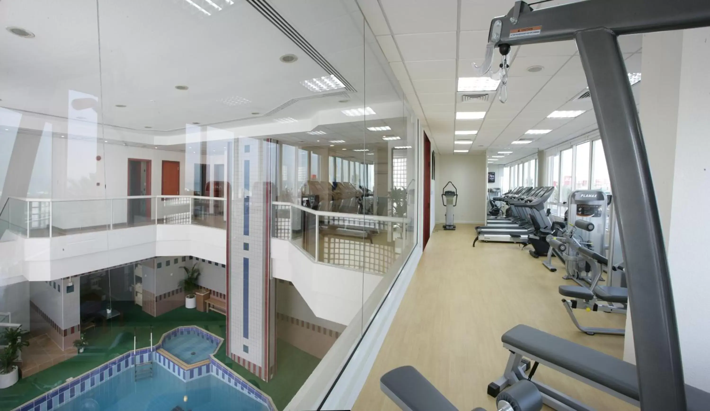 Fitness centre/facilities in Ramada by Wyndham Beach Hotel Ajman